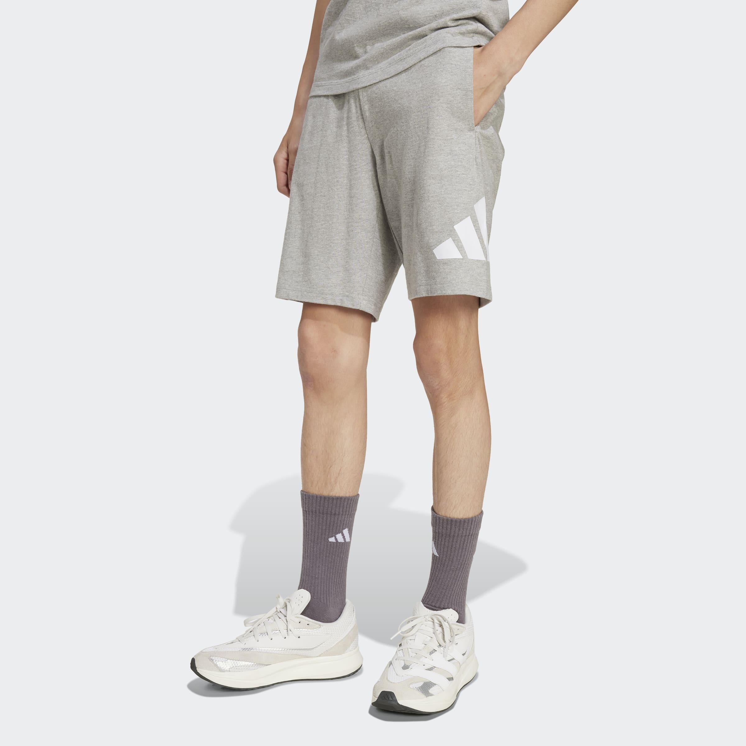 Kids Unisex Essentials Shorts, Grey, A701_ONE, large image number 6