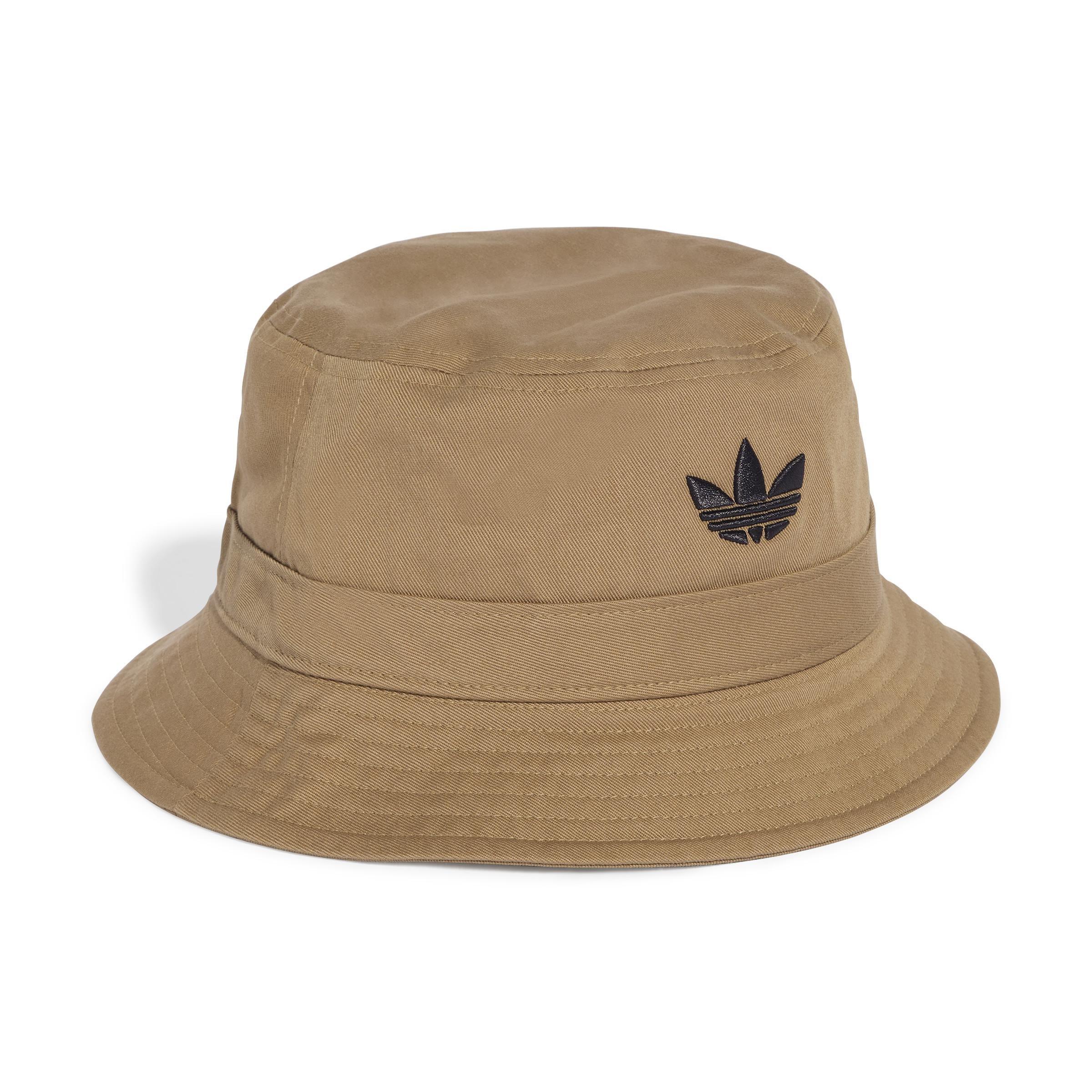 Unisex Adicolor Trefoil Bucket Hat, Beige, A701_ONE, medium