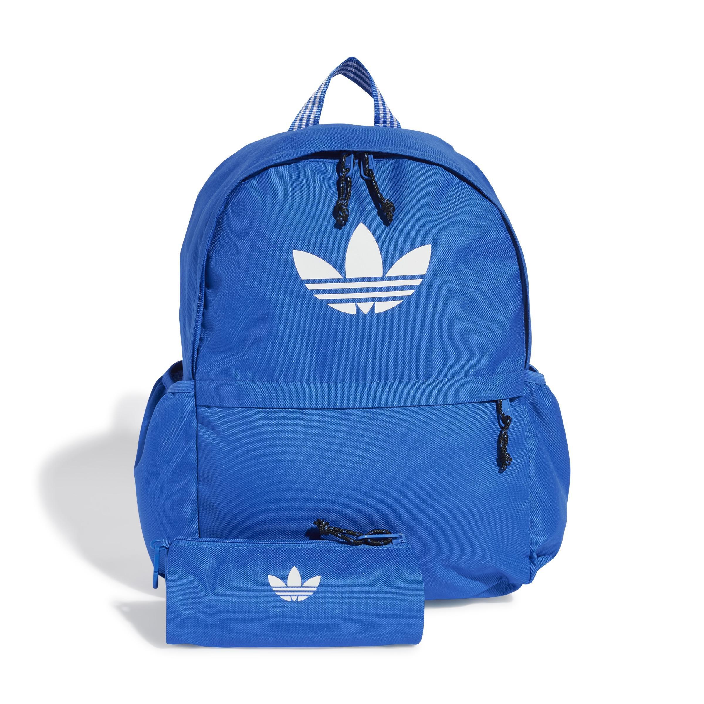 Unisex Backpack With Pencil Case, Blue, A701_ONE, large image number 0