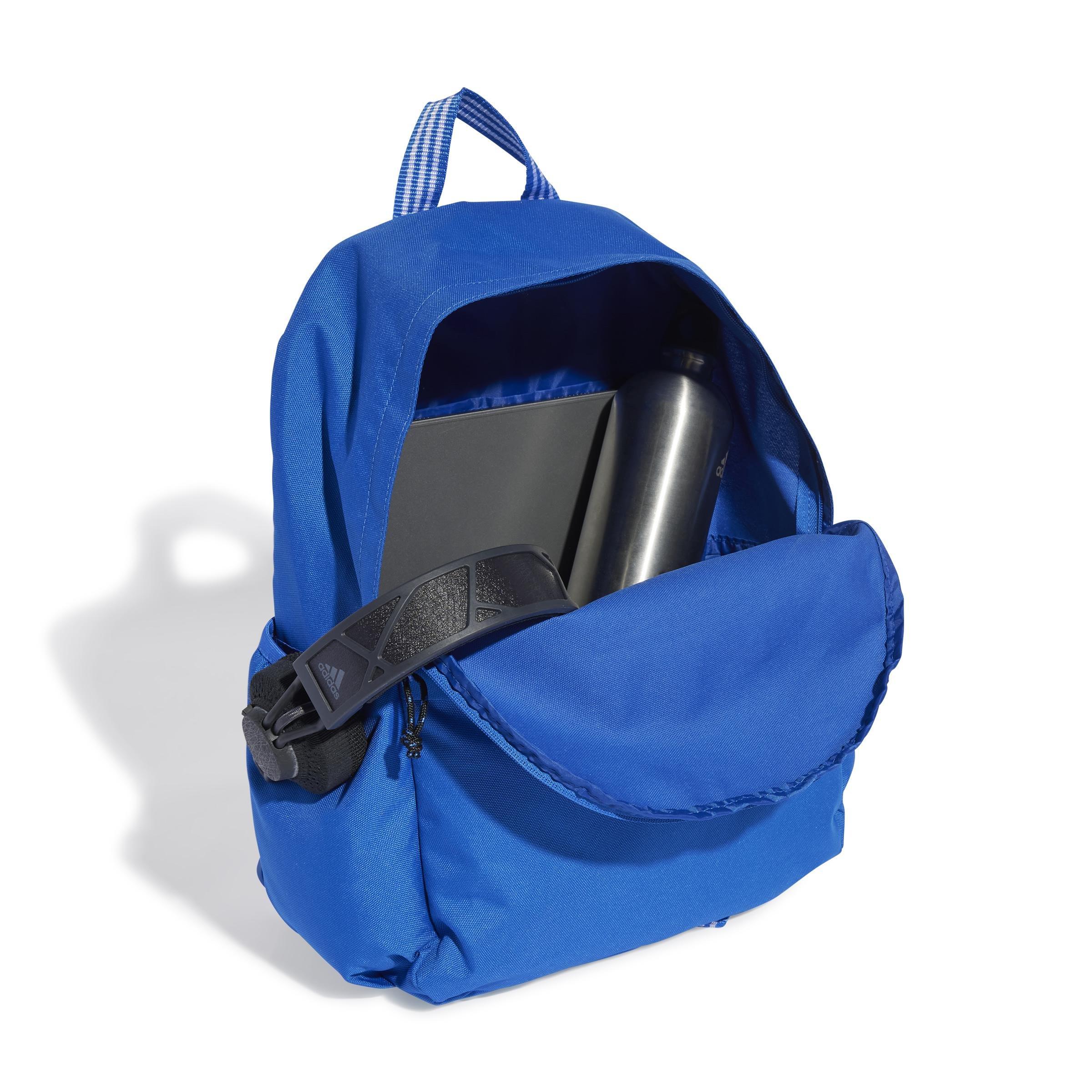 Unisex Backpack With Pencil Case, Blue, A701_ONE, large image number 1