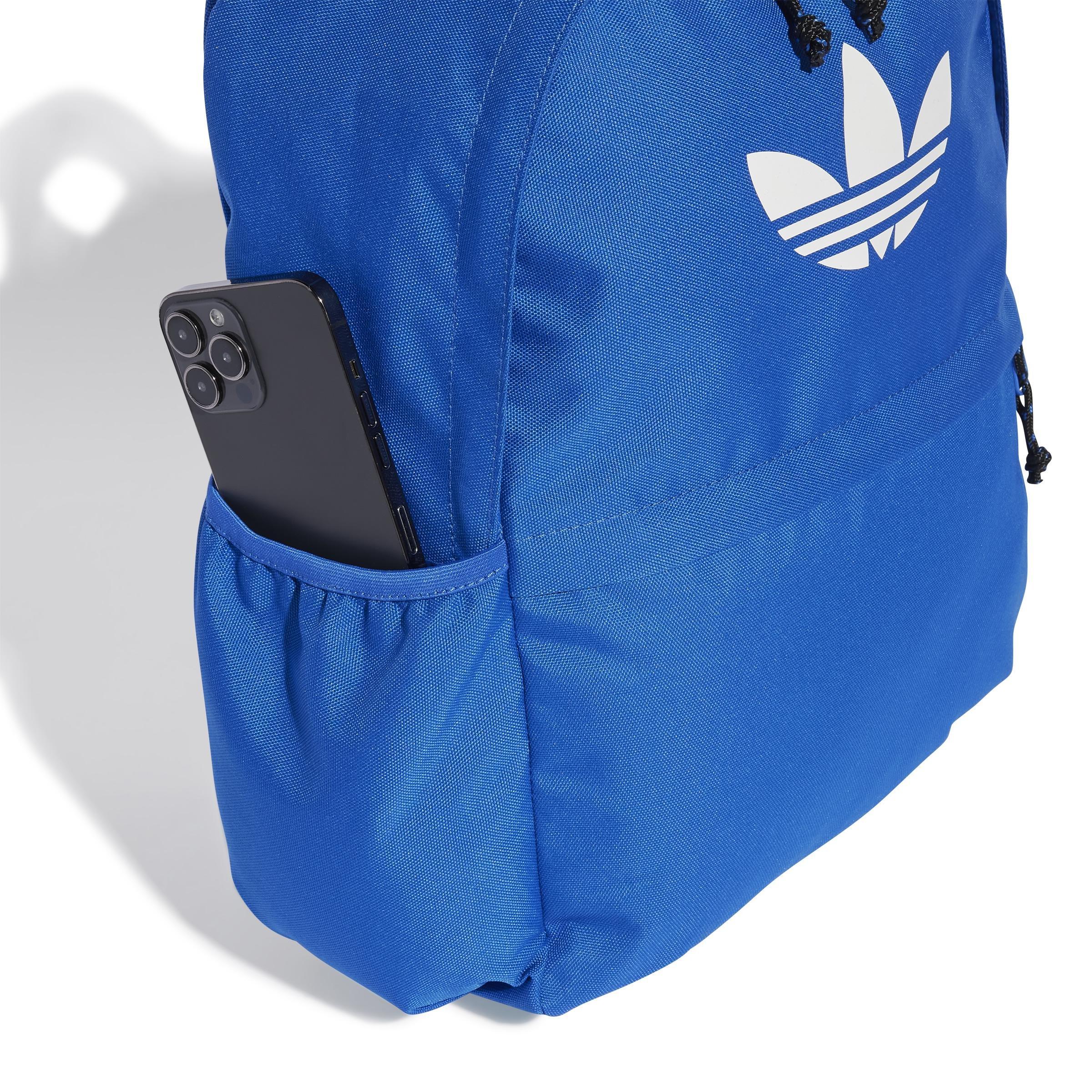 Unisex Backpack With Pencil Case, Blue, A701_ONE, large image number 5