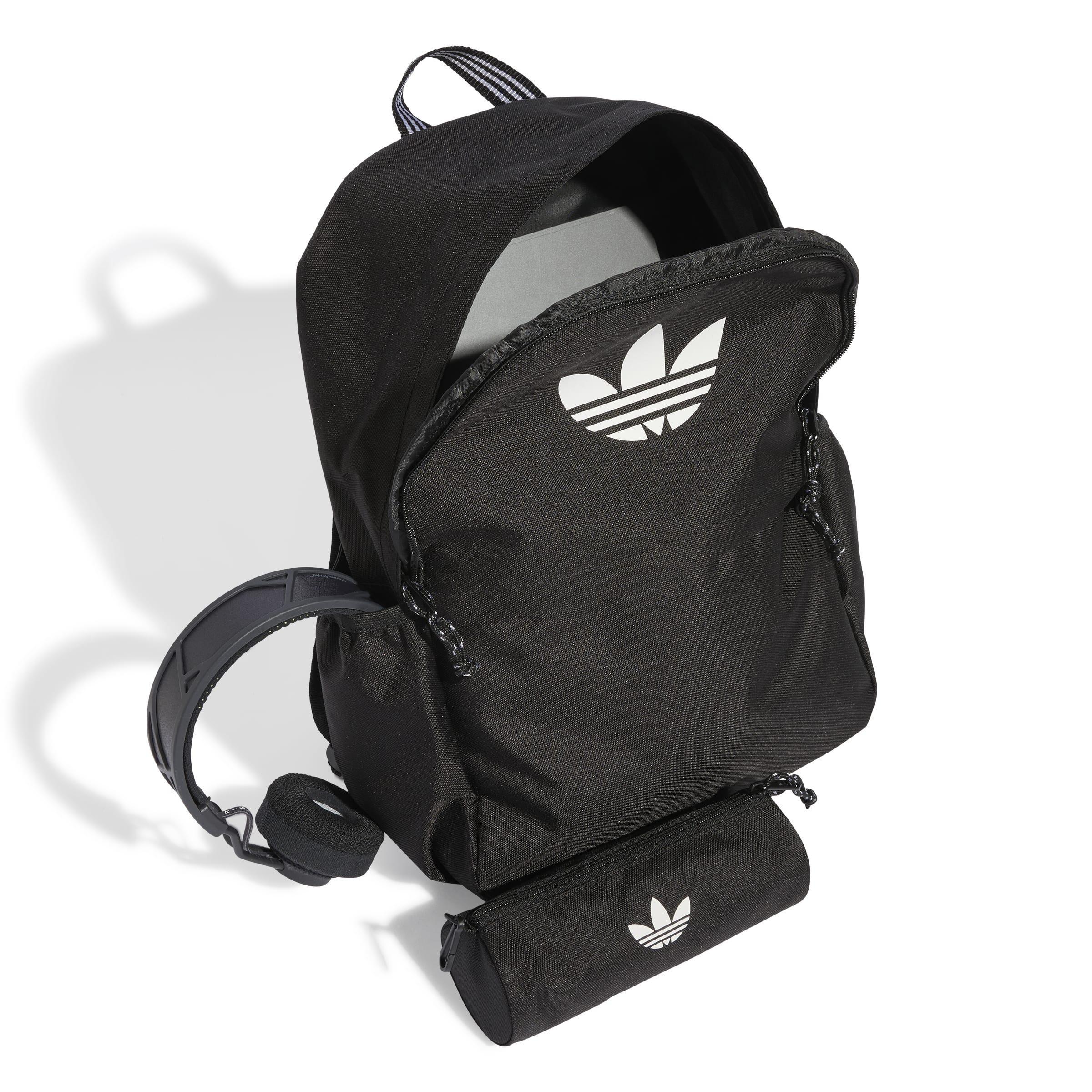 Unisex Backpack With Pencil Case, Black, A701_ONE, large image number 1