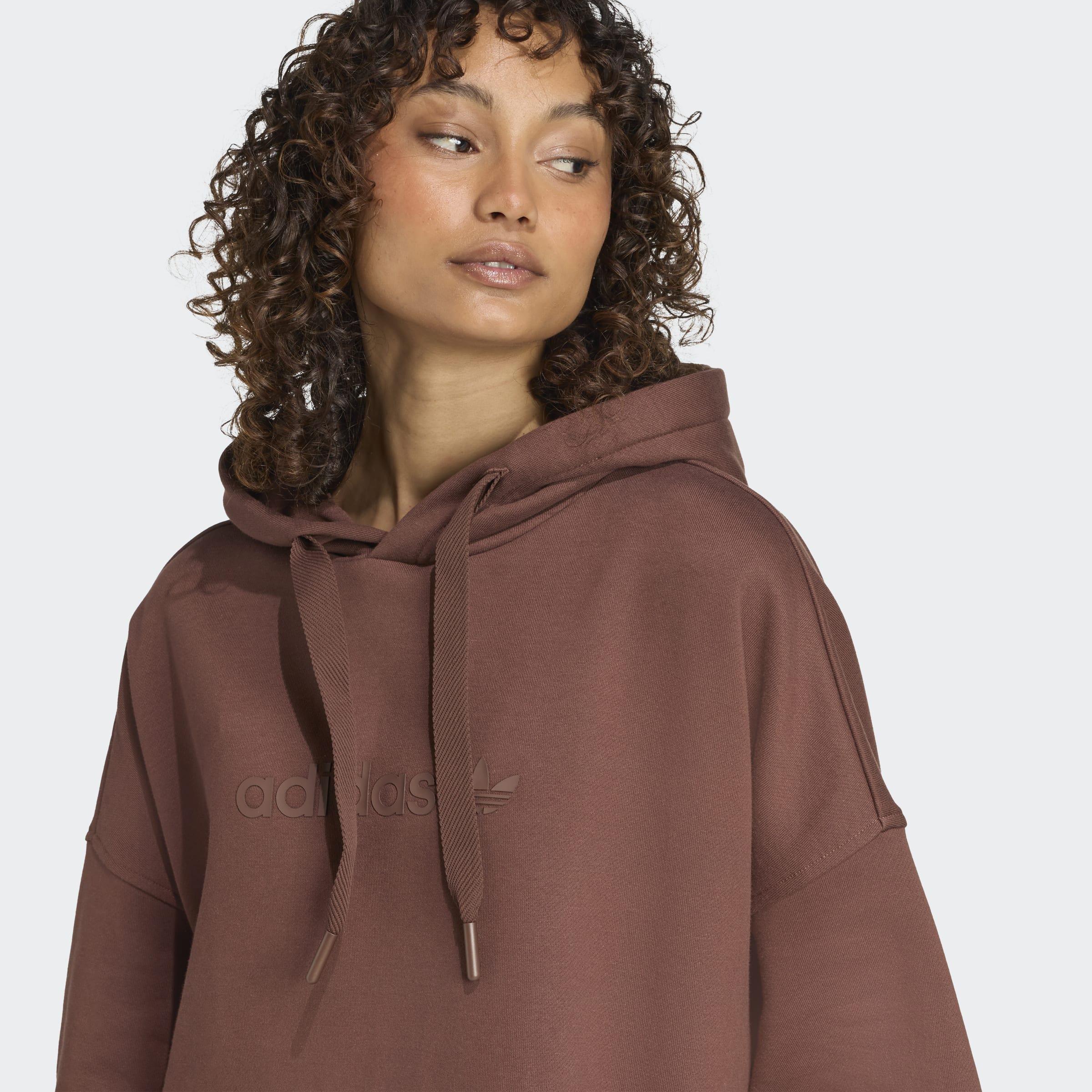 Essentials Linear Hoodie Oversized, Brown, A701_ONE, large image number 2