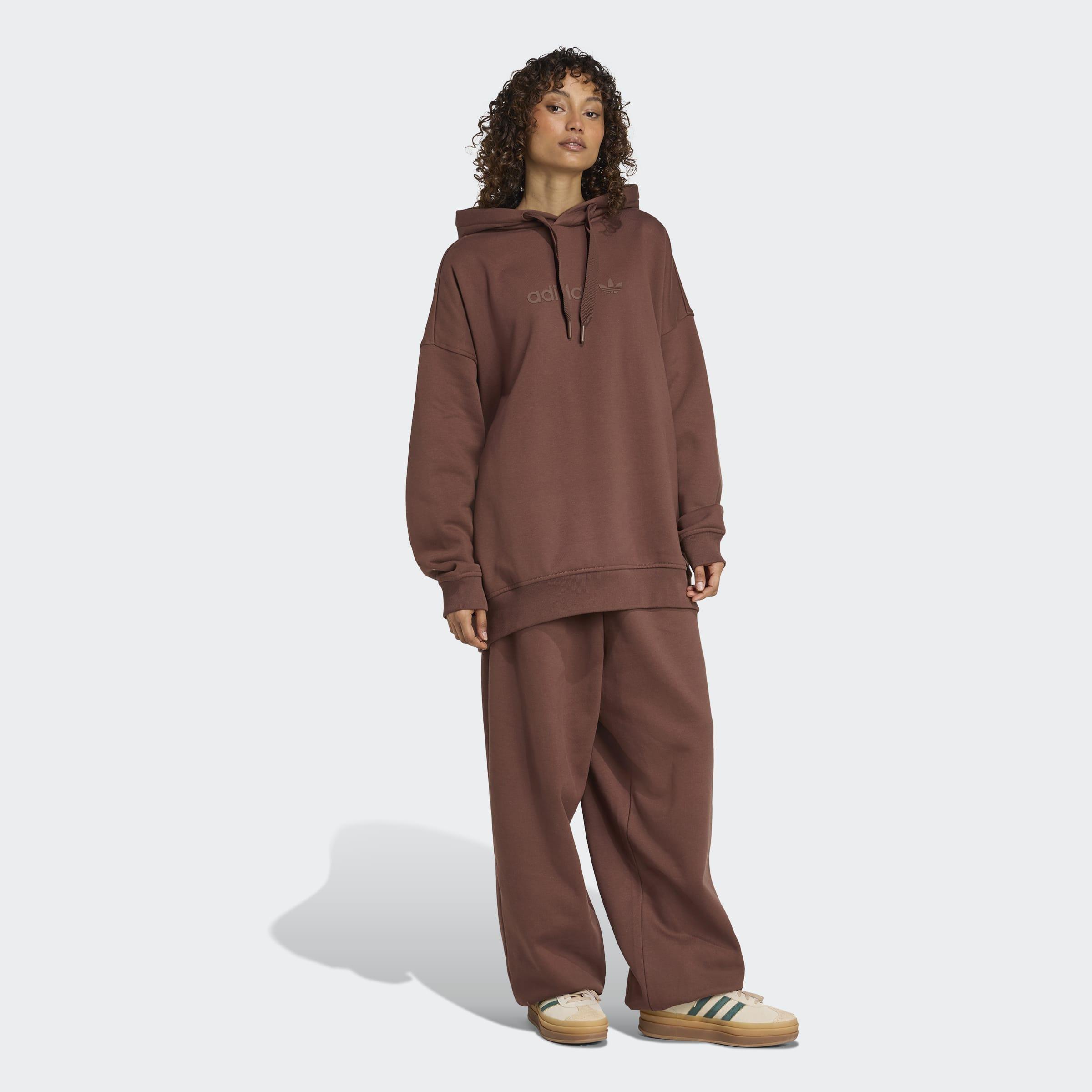 Essentials Linear Hoodie Oversized, Brown, A701_ONE, large image number 4