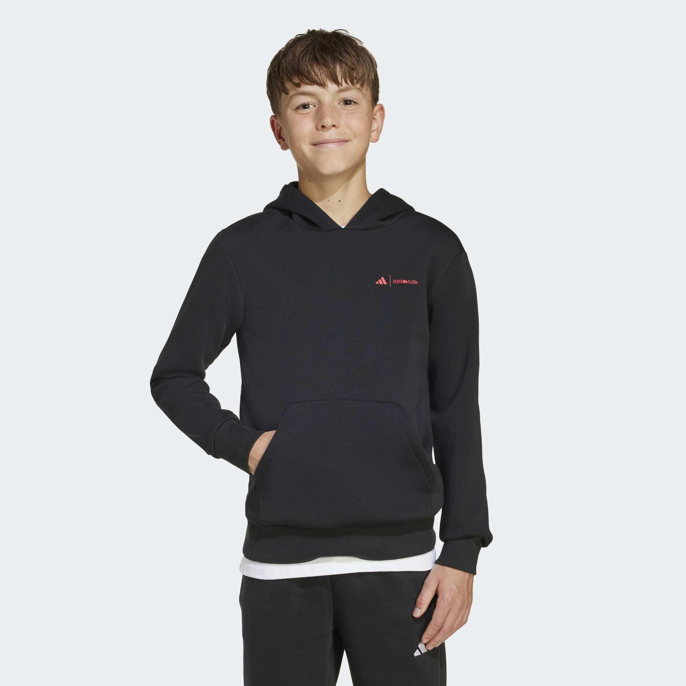 Kids Unisex Adidas 20th Century Fox Home Alone Sweat, Black, A701_ONE, large image number 7