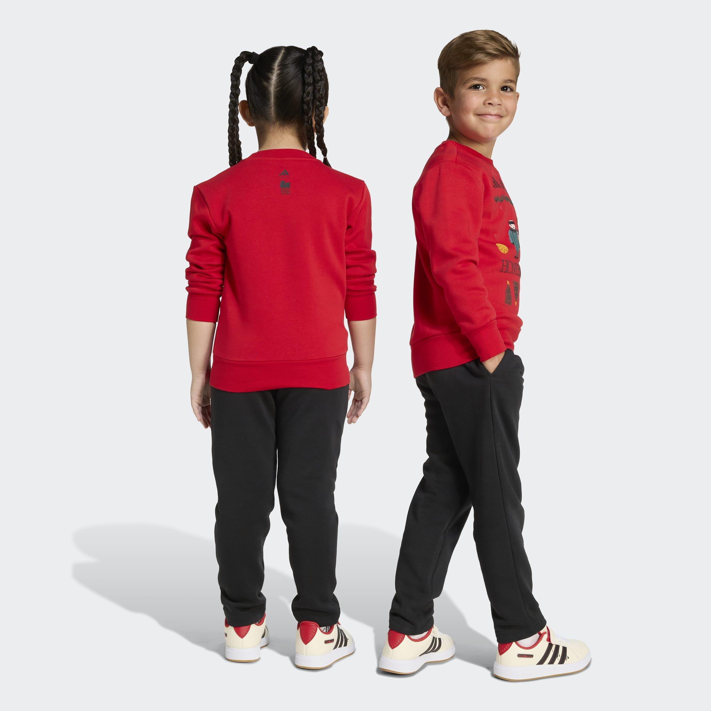Kids Unisex Adidas 20th Century Fox Home Alone Jogger, Red, A701_ONE, large image number 2