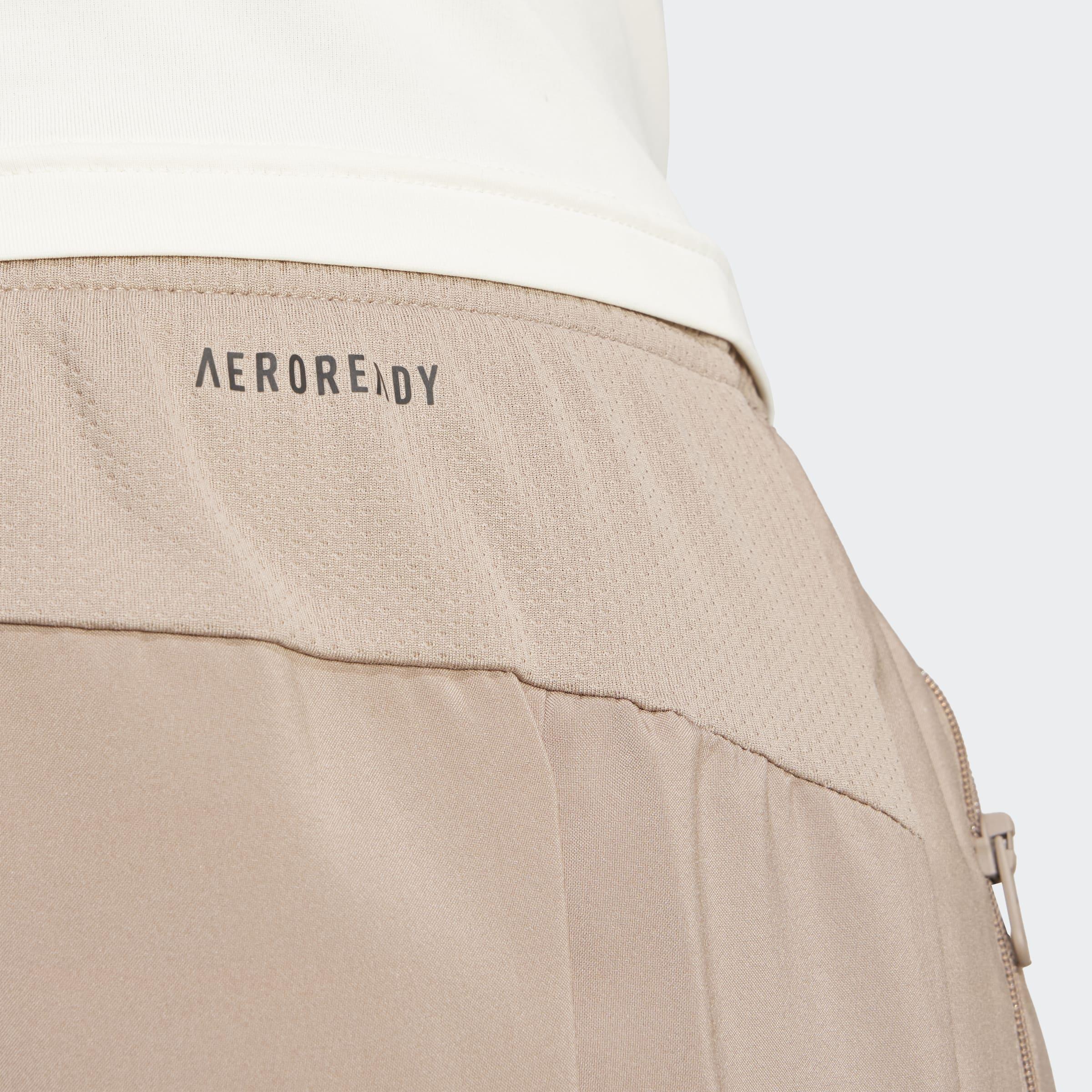 Train Essentials Woven Training Shorts, Brown, A701_ONE, large image number 3