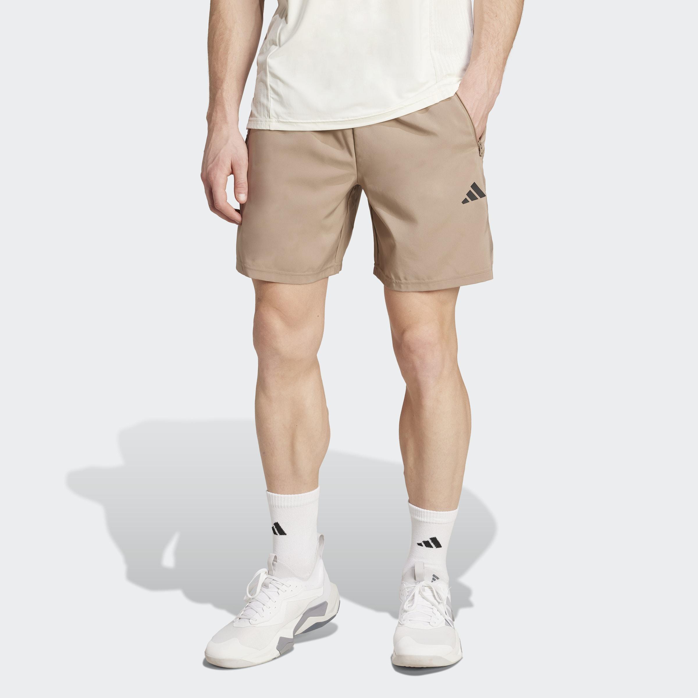 Train Essentials Woven Training Shorts, Brown, A701_ONE, large image number 5