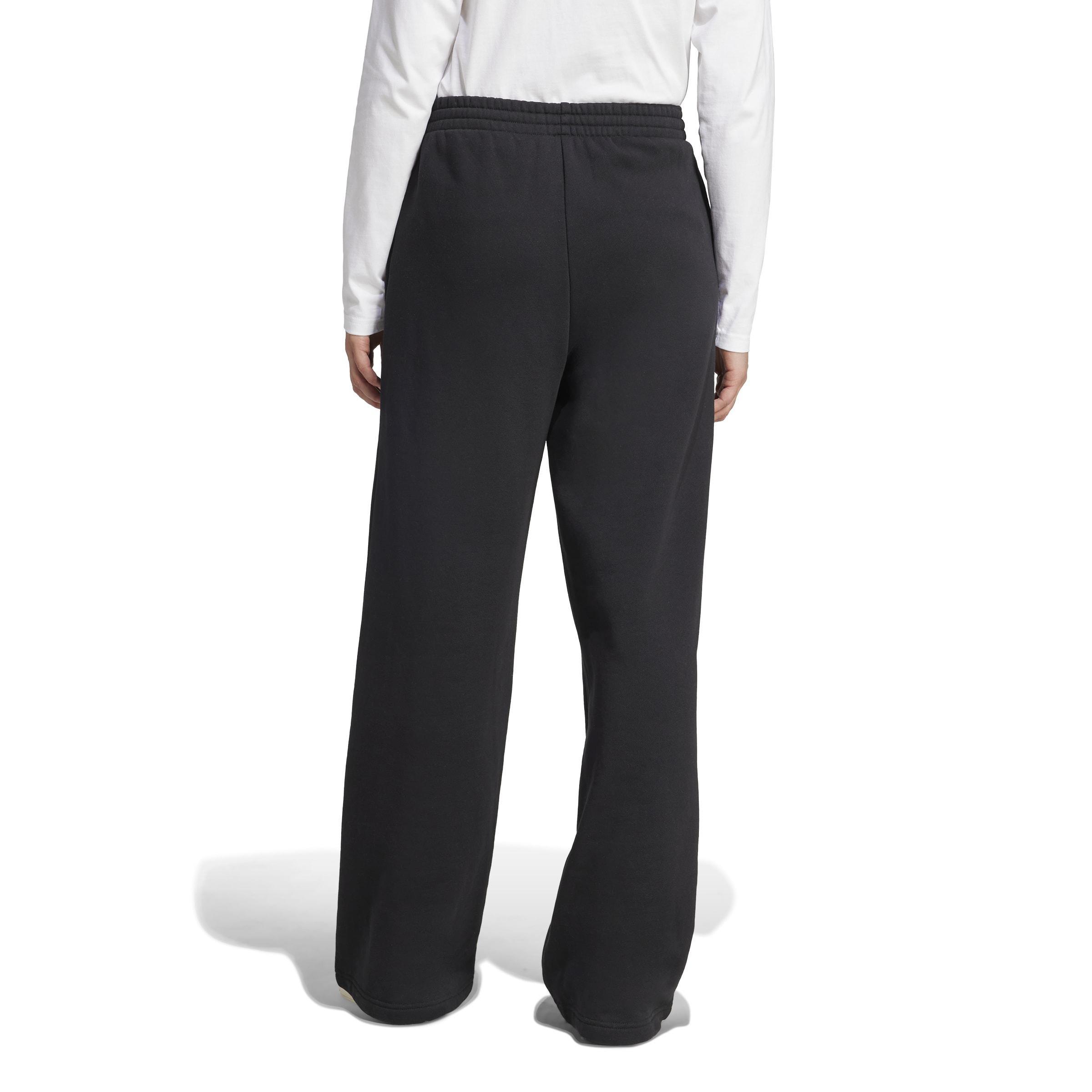 Essentials Wide Leg Joggers French Terry, Black, A701_ONE, large image number 1