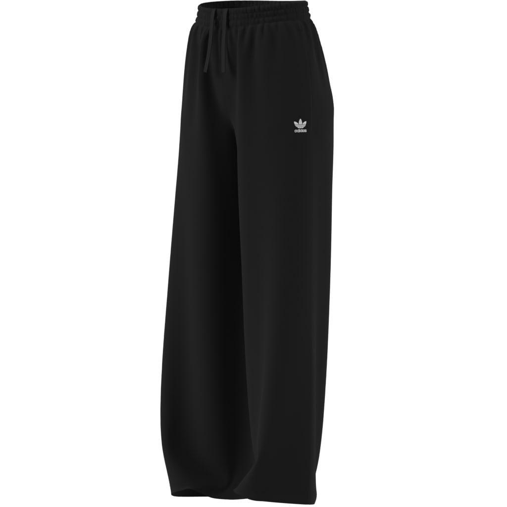 Essentials Wide Leg Joggers French Terry, Black, A701_ONE, large image number 4