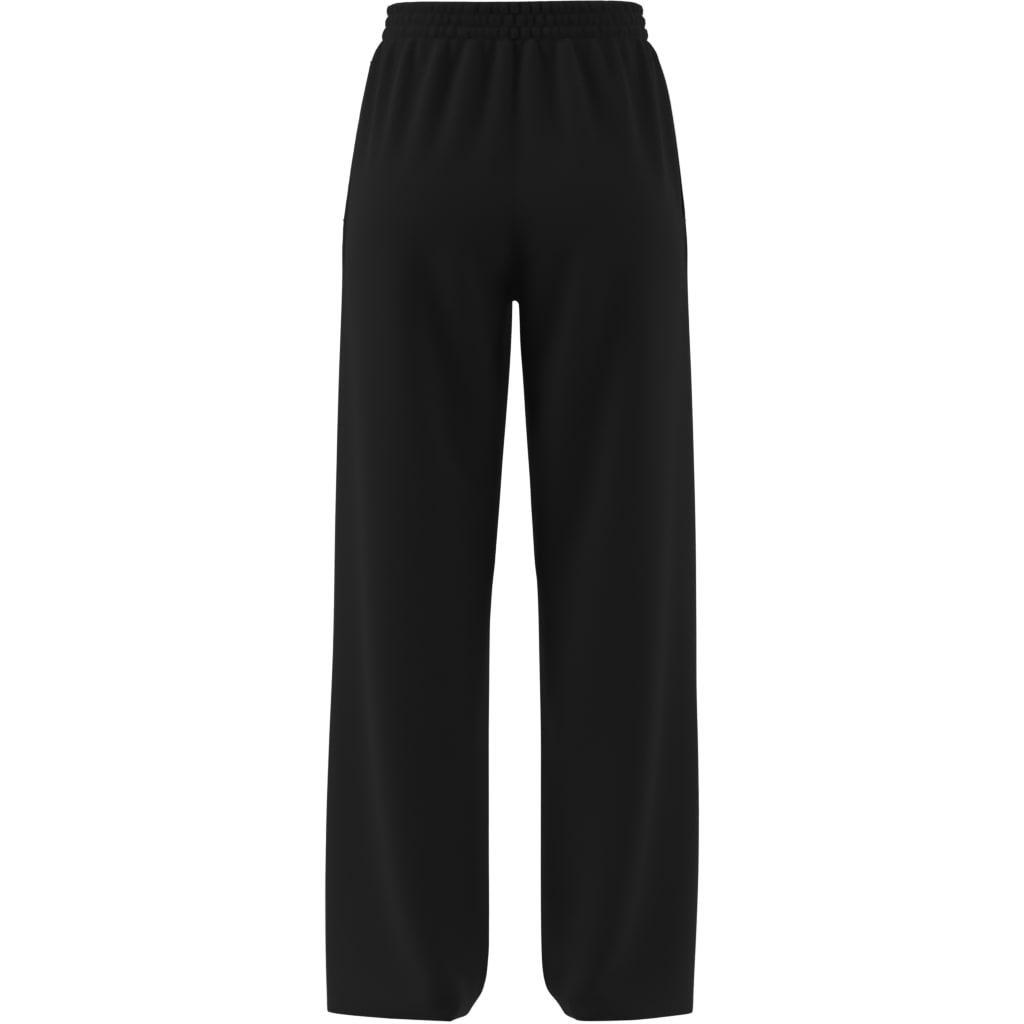 Essentials Wide Leg Joggers French Terry, Black, A701_ONE, large image number 8