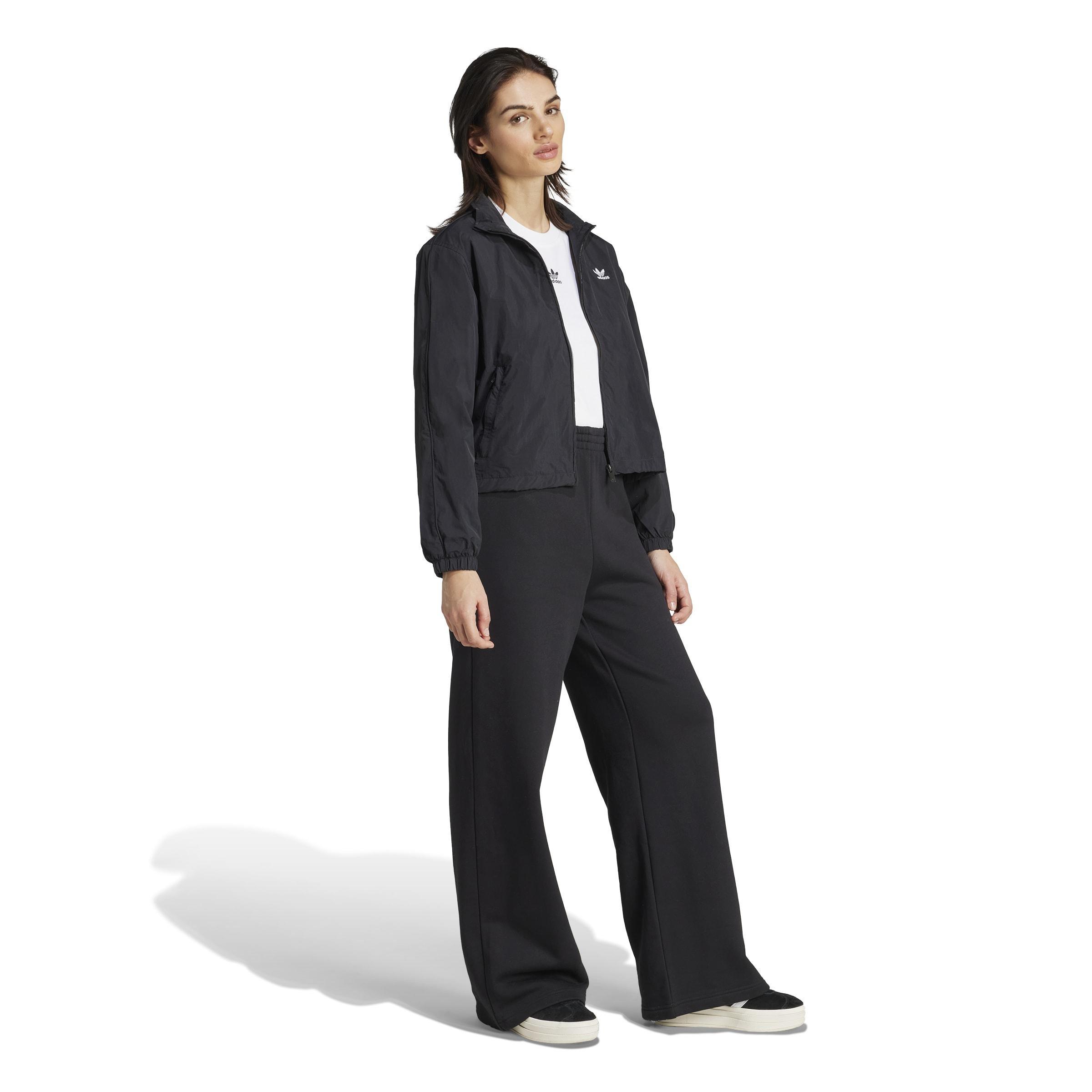 Essentials Wide Leg Joggers French Terry, Black, A701_ONE, large image number 10