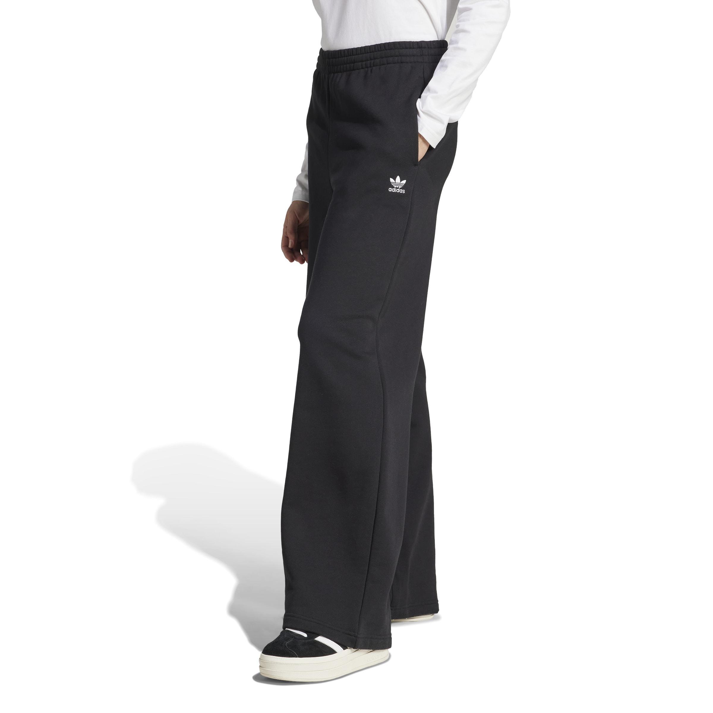 Essentials Wide Leg Joggers French Terry, Black, A701_ONE, large image number 10