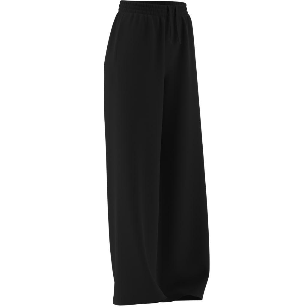 Essentials Wide Leg Joggers French Terry, Black, A701_ONE, large image number 12