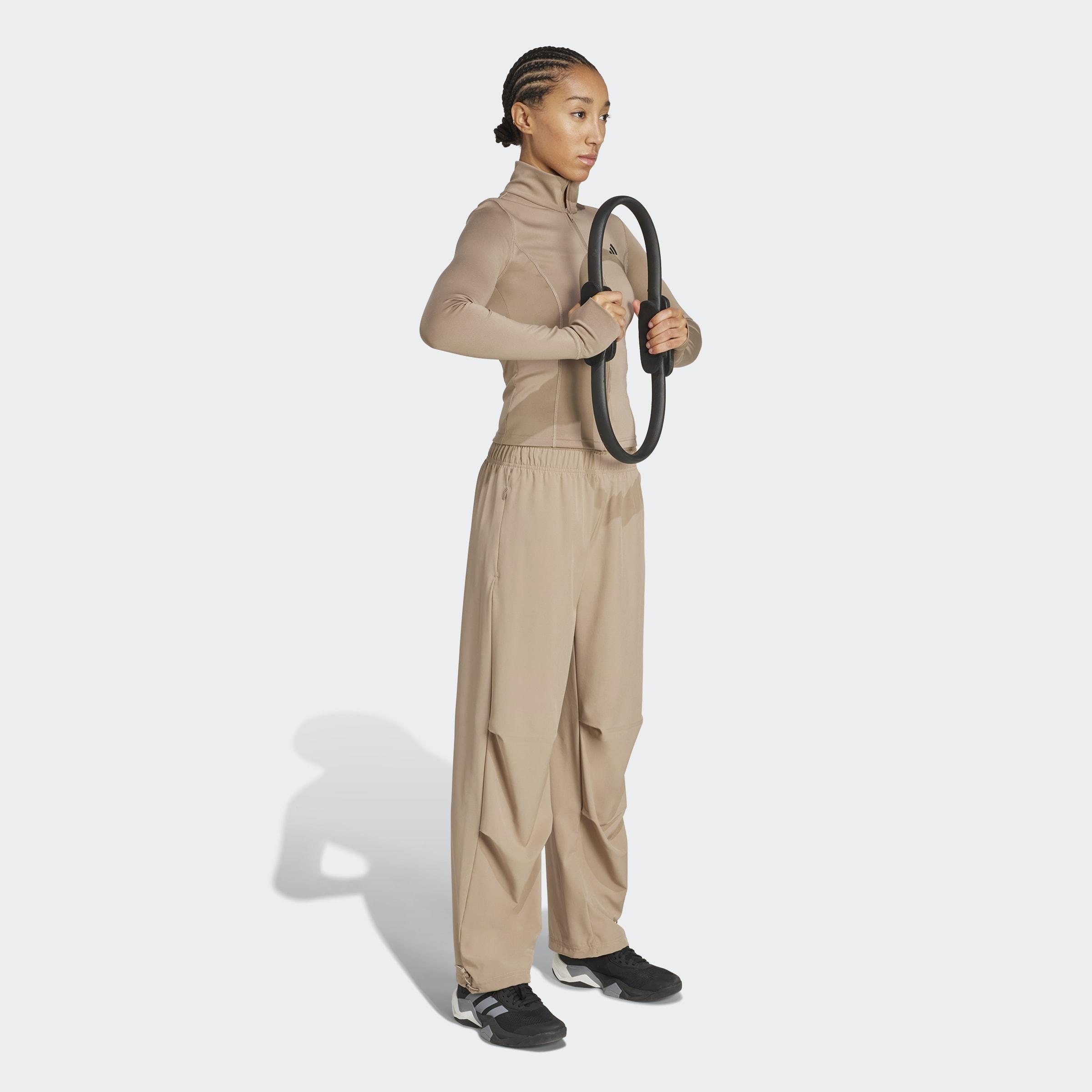 Optime Essentials Full-Zip Jacket, Brown, A701_ONE, large image number 5