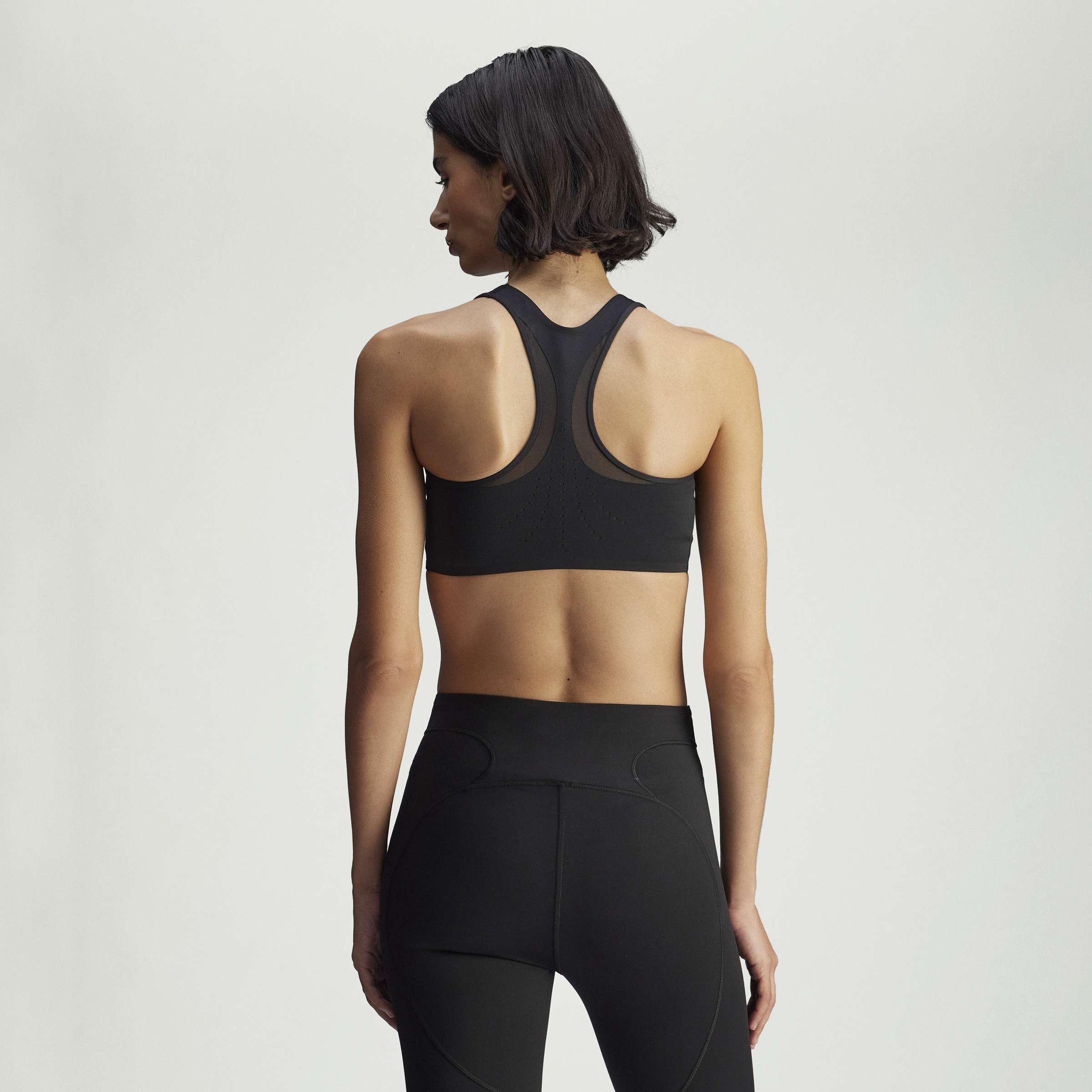 adidas By Stella McCartney Power Impact Training Bra Medium Support, Black, A701_ONE, medium