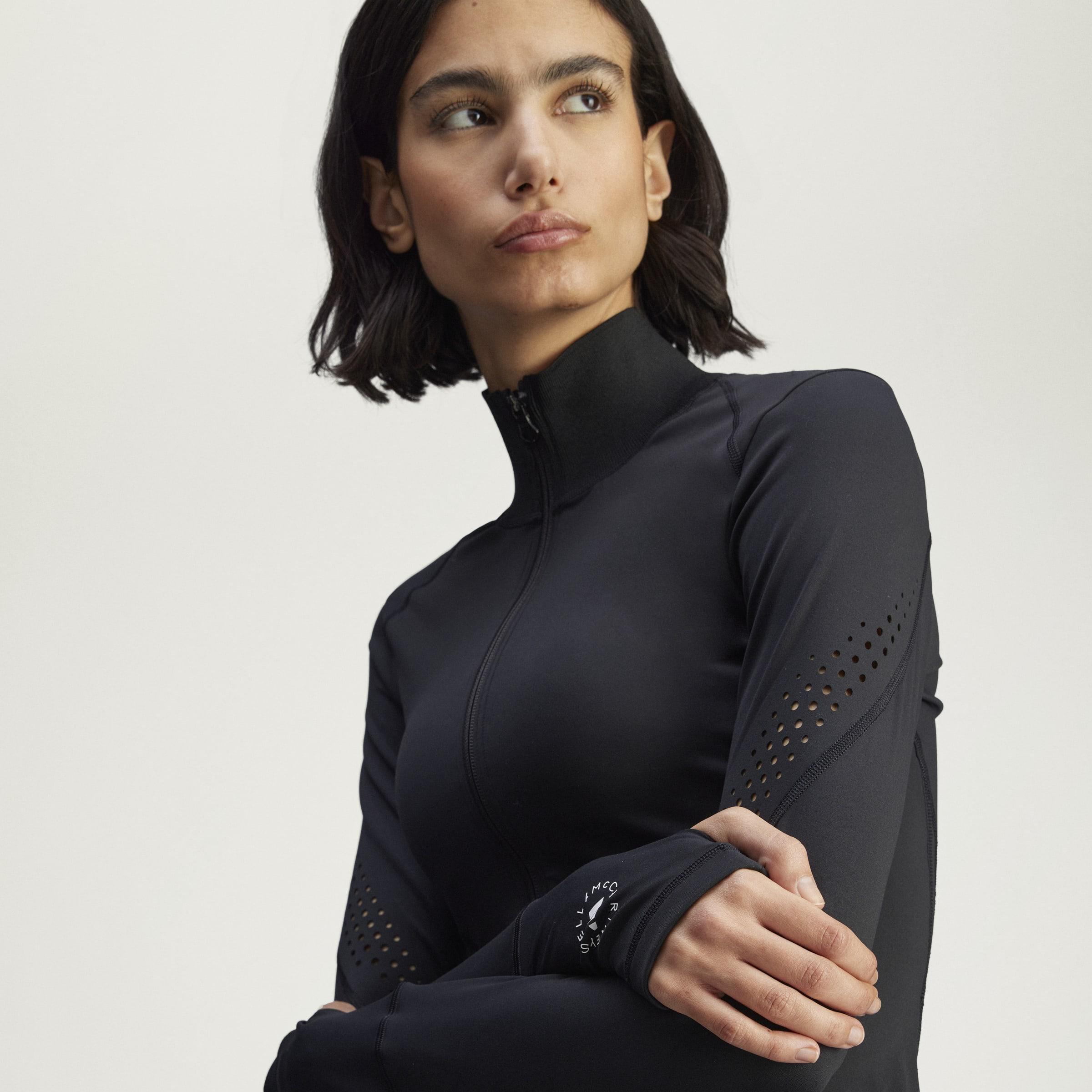 adidas By Stella McCartney Training Midlayer, Black, A701_ONE, large image number 2