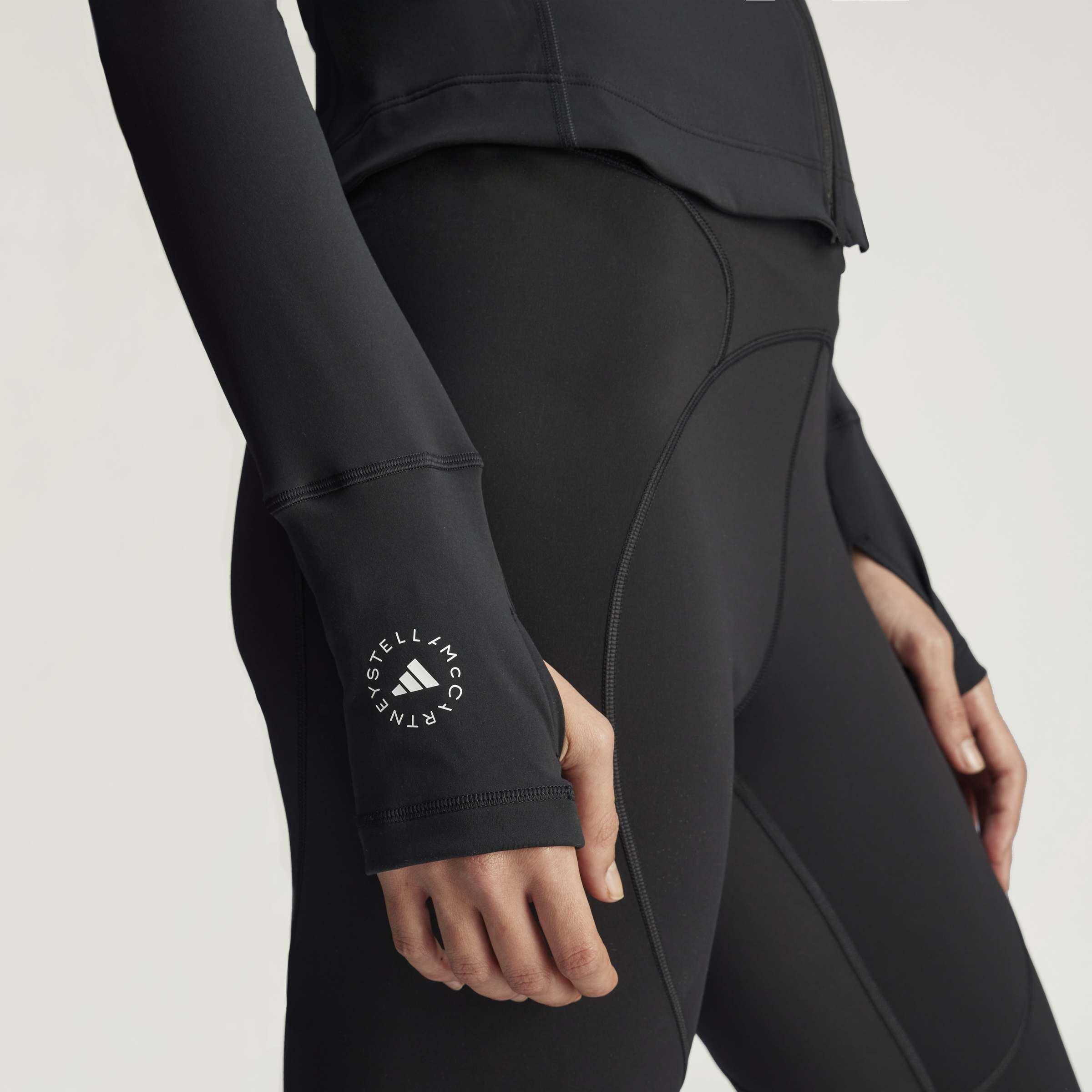 adidas By Stella McCartney Training Midlayer, Black, A701_ONE, large image number 3