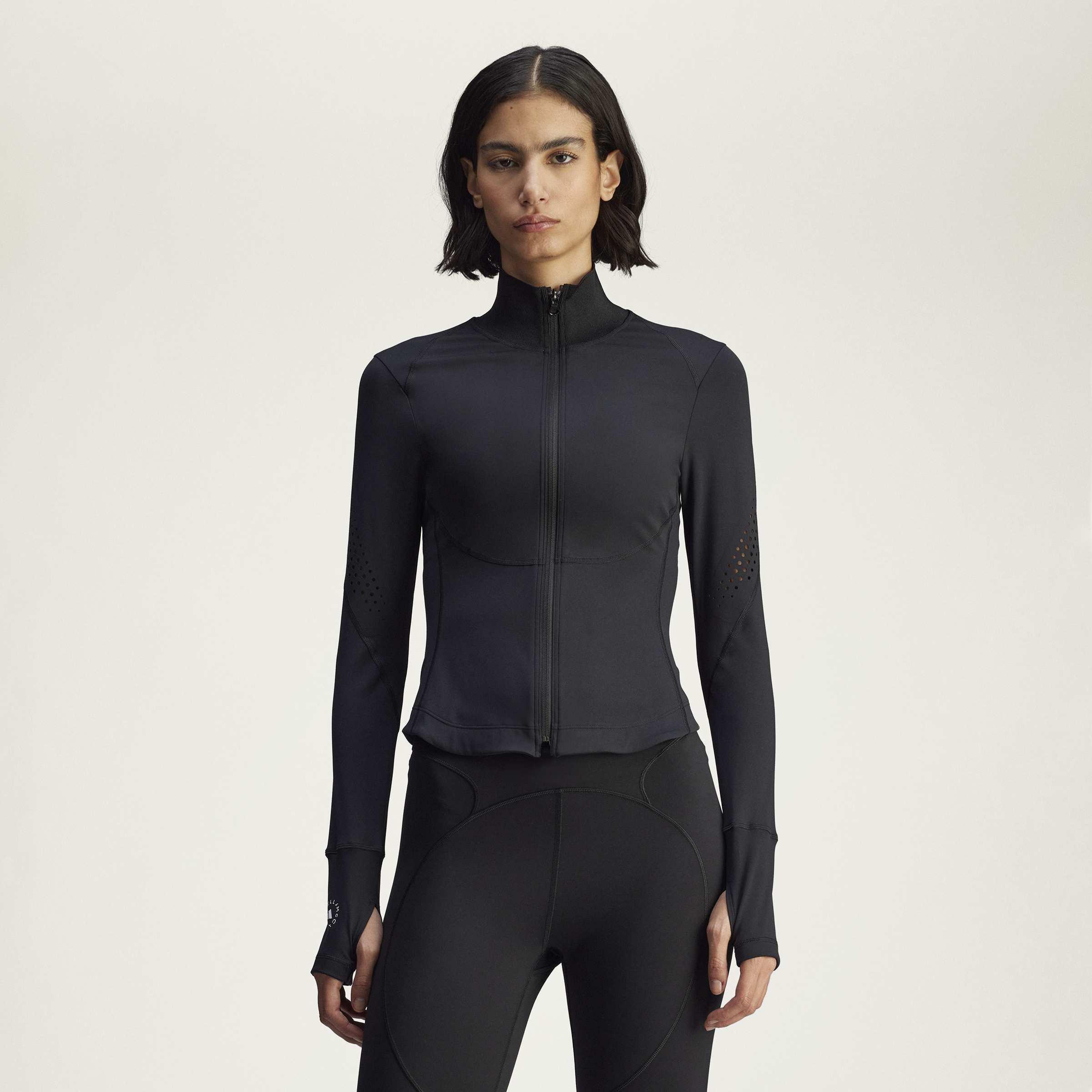 adidas By Stella McCartney Training Midlayer, Black, A701_ONE, large image number 4