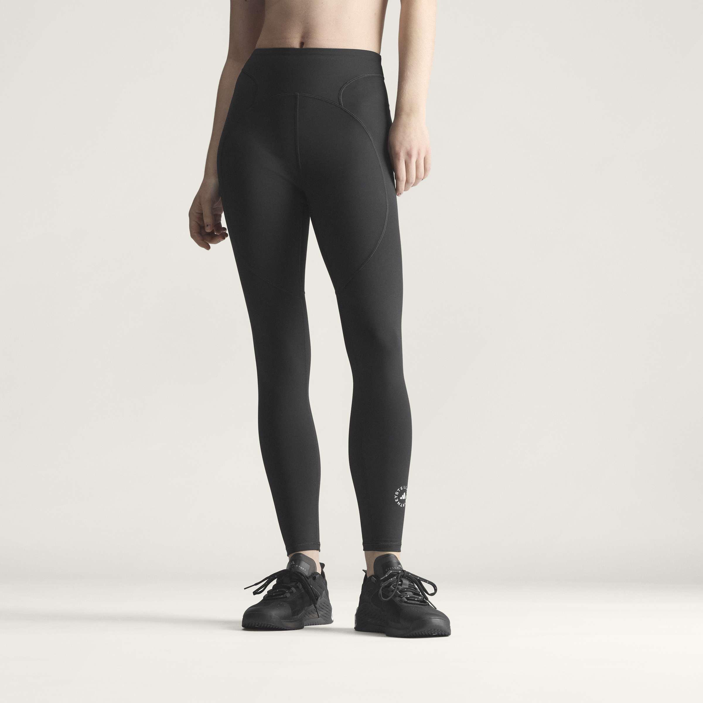 adidas By Stella McCartney Training 7/8 Leggings, Black, A701_ONE, large image number 8