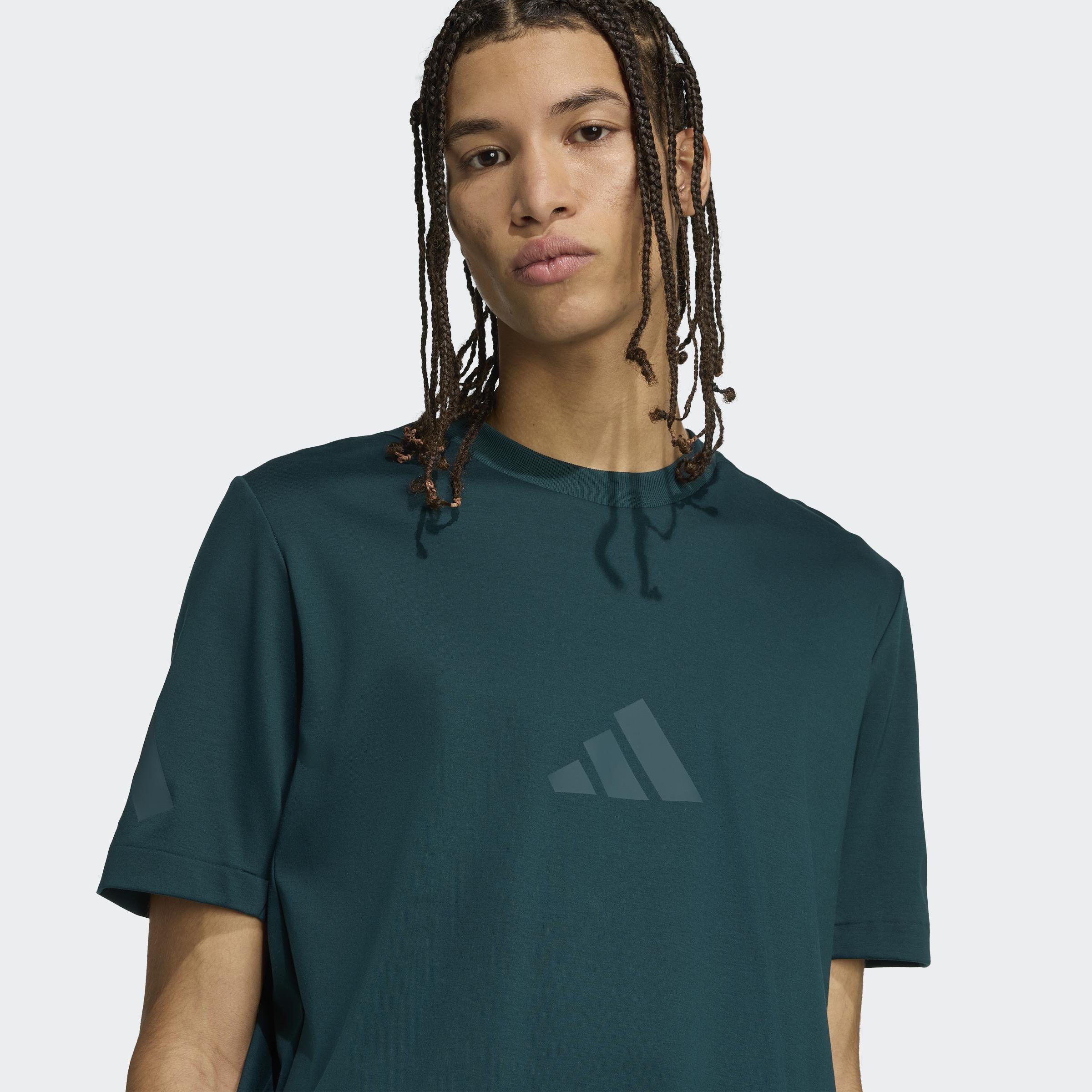 adidas Z.N.E. T-Shirt, Green, A701_ONE, large image number 3