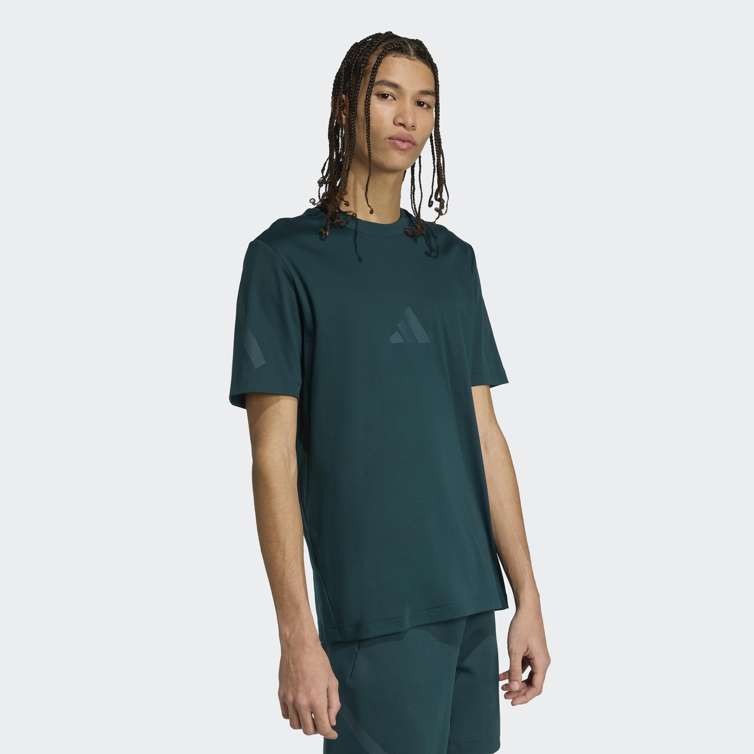 adidas Z.N.E. T-Shirt, Green, A701_ONE, large image number 4