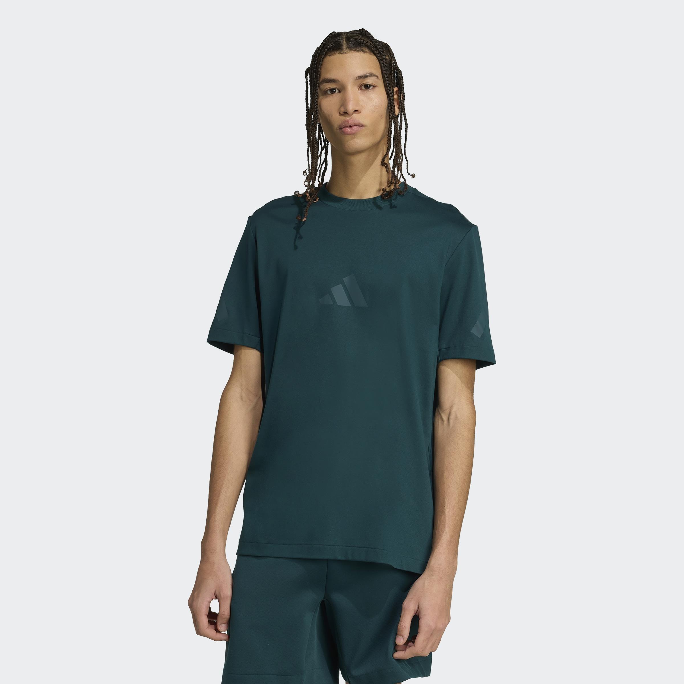 adidas Z.N.E. T-Shirt, Green, A701_ONE, large image number 5