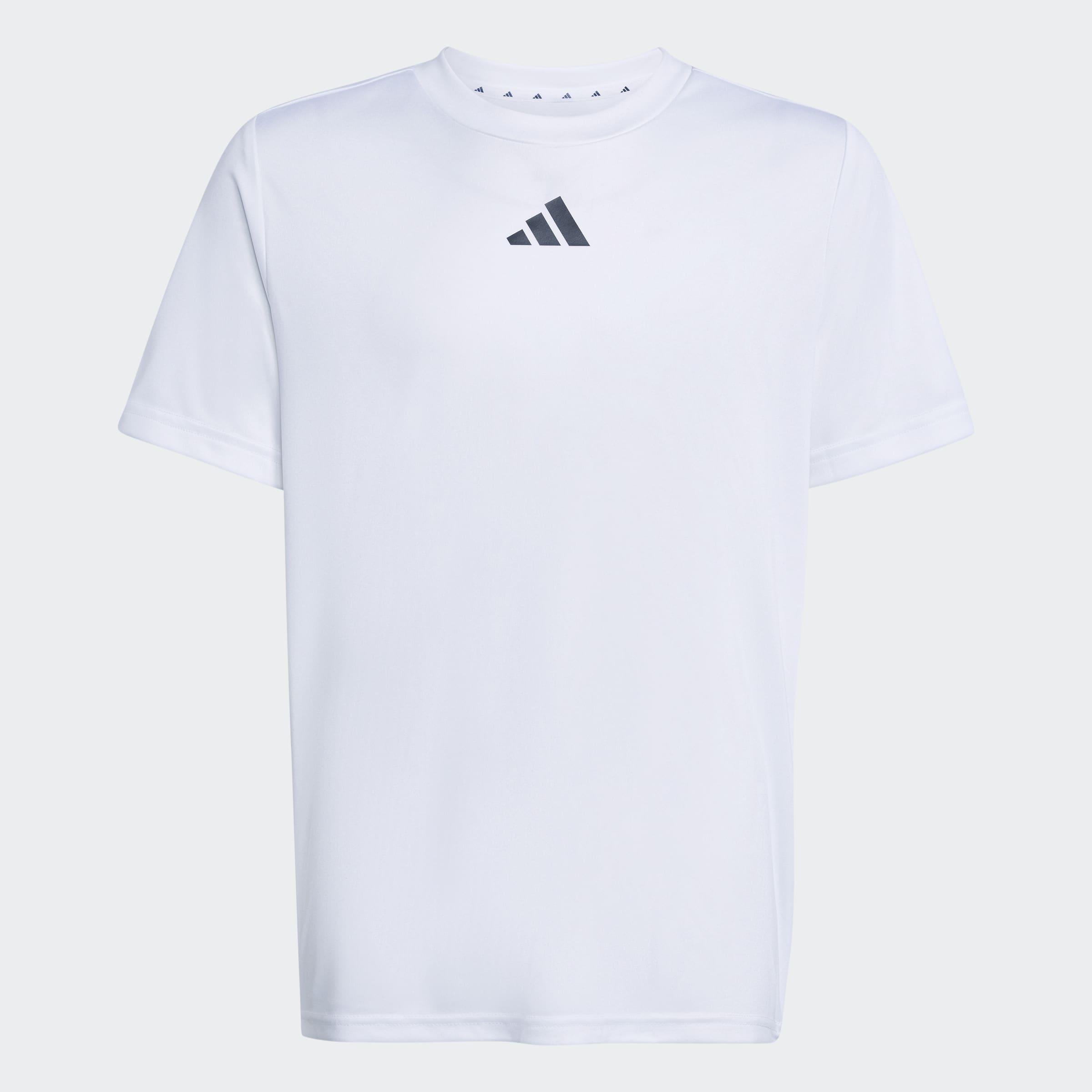 Kids Unisex Train Essentials 3-Stripes Tee Set, White, A701_ONE, large image number 8