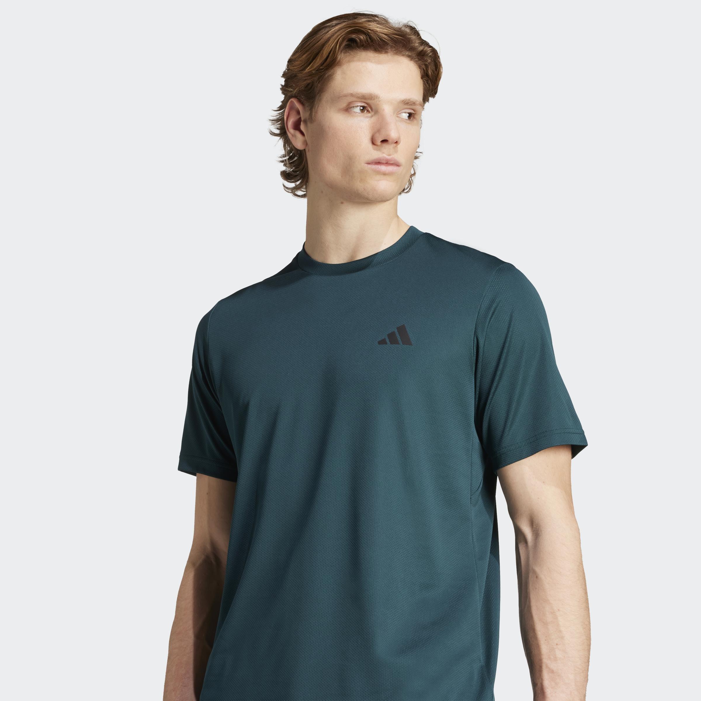 Train Essentials Training T-Shirt, Green, A701_ONE, large image number 2