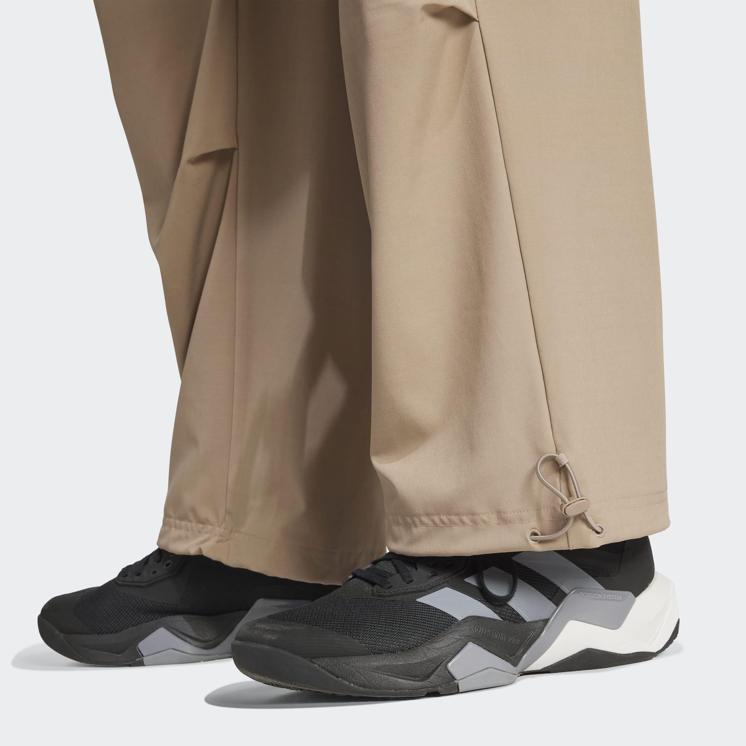 Workout Essentials Woven Training Joggers, Brown, A701_ONE, medium