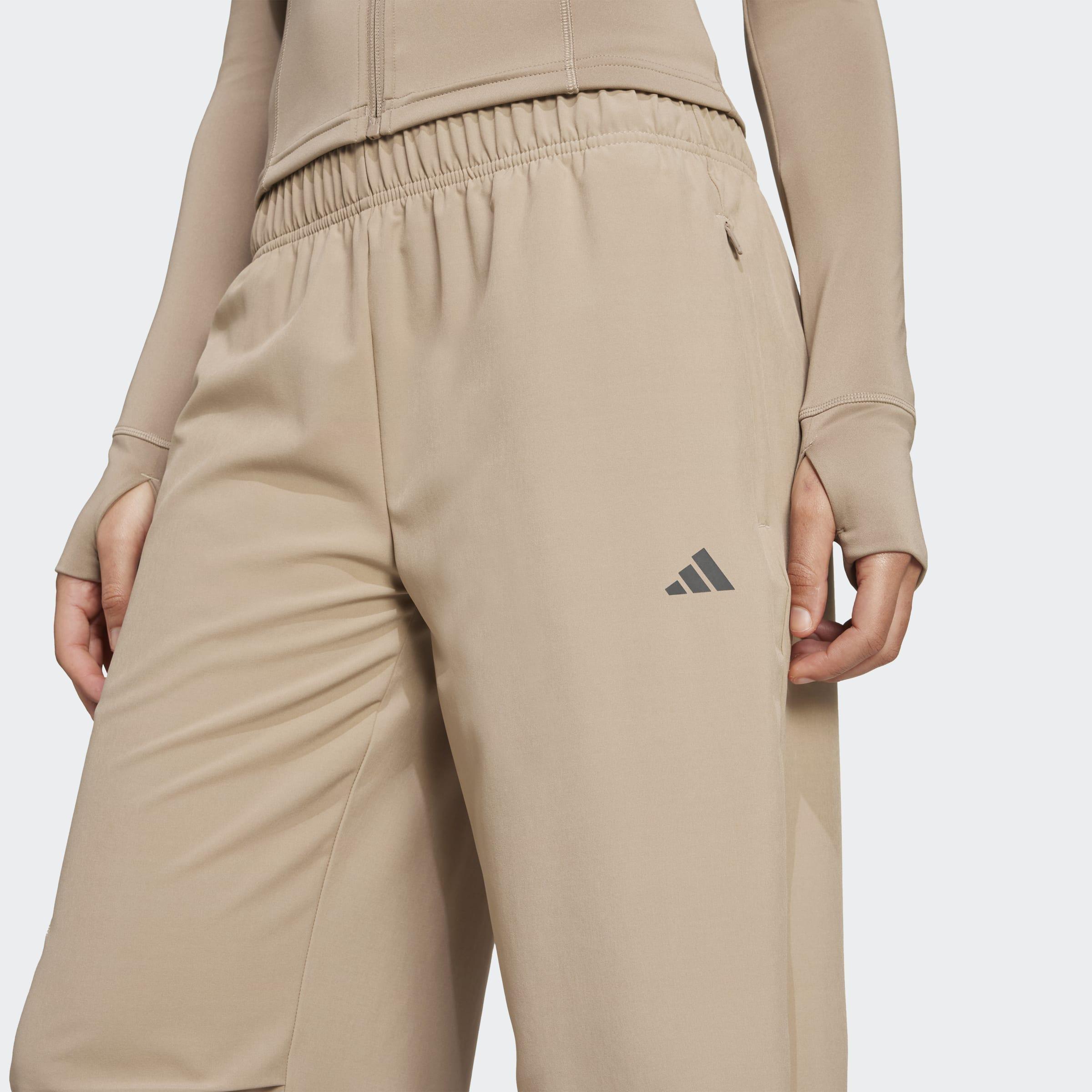 Workout Essentials Woven Training Joggers, Brown, A701_ONE, medium