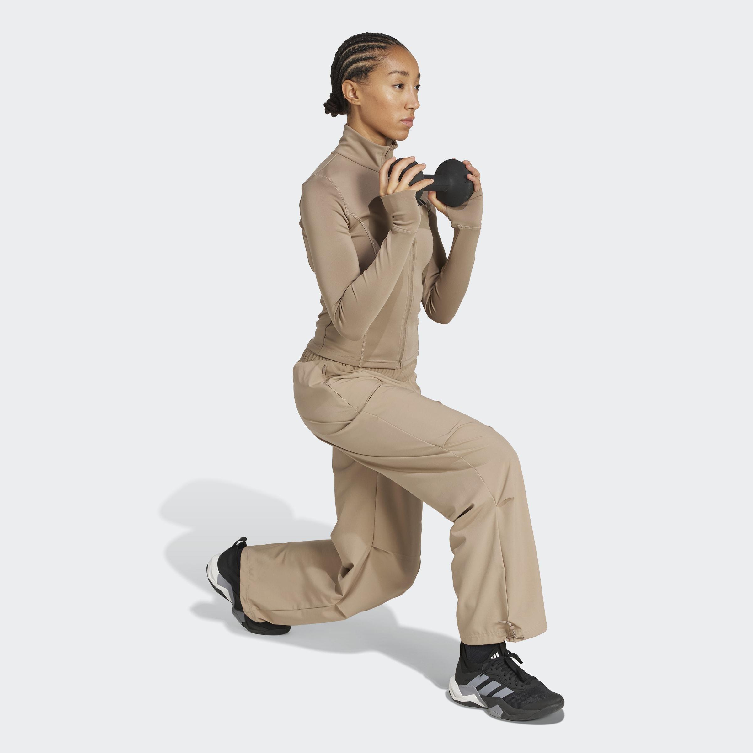 Workout Essentials Woven Training Joggers, Brown, A701_ONE, large image number 3