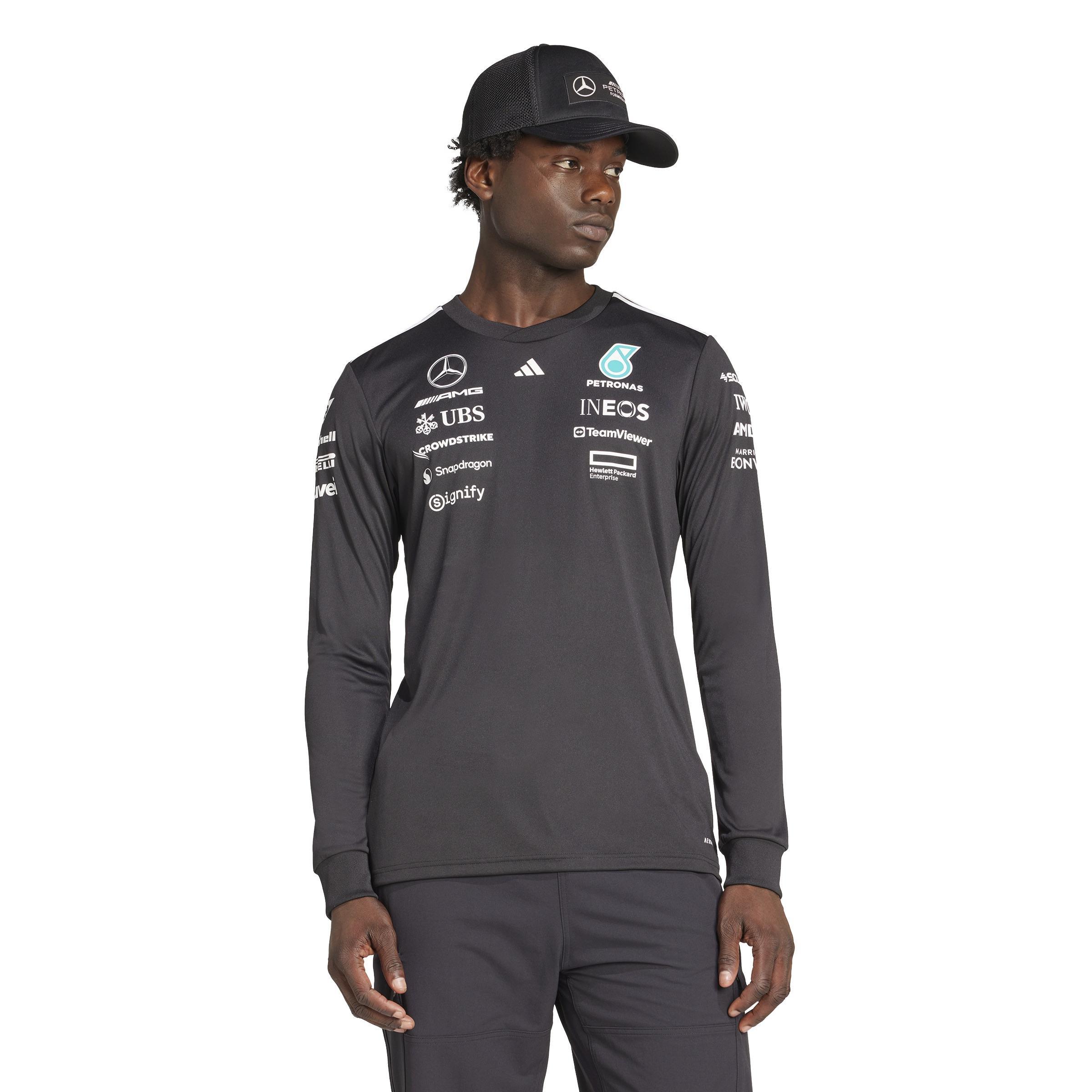 Mercedes - AMG Petronas Formula One Team Driver Jersey, Black, A701_ONE, large image number 12