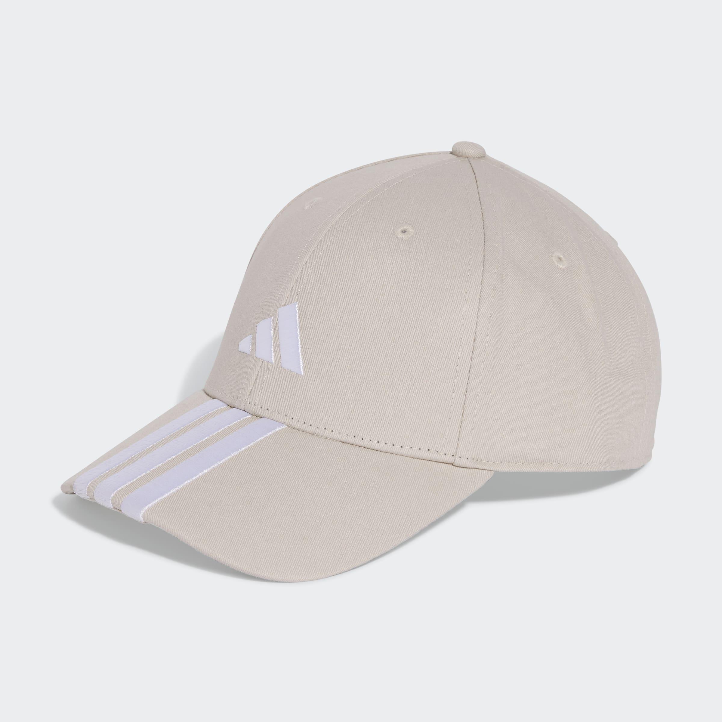 Unisex 3-Stripes New Logo Baseball Cap, Grey, A701_ONE, large image number 0