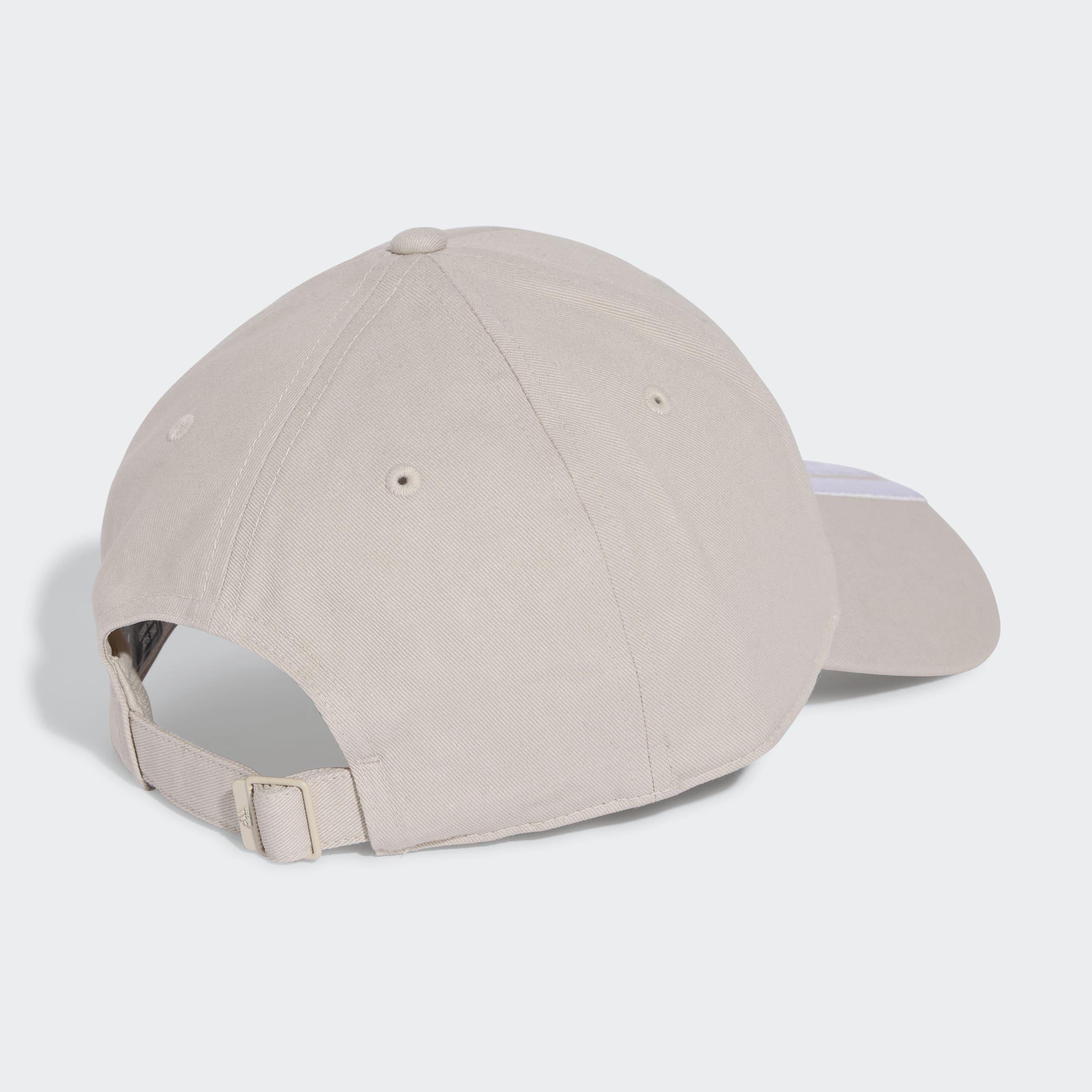 Unisex 3-Stripes New Logo Baseball Cap, Grey, A701_ONE, large image number 1