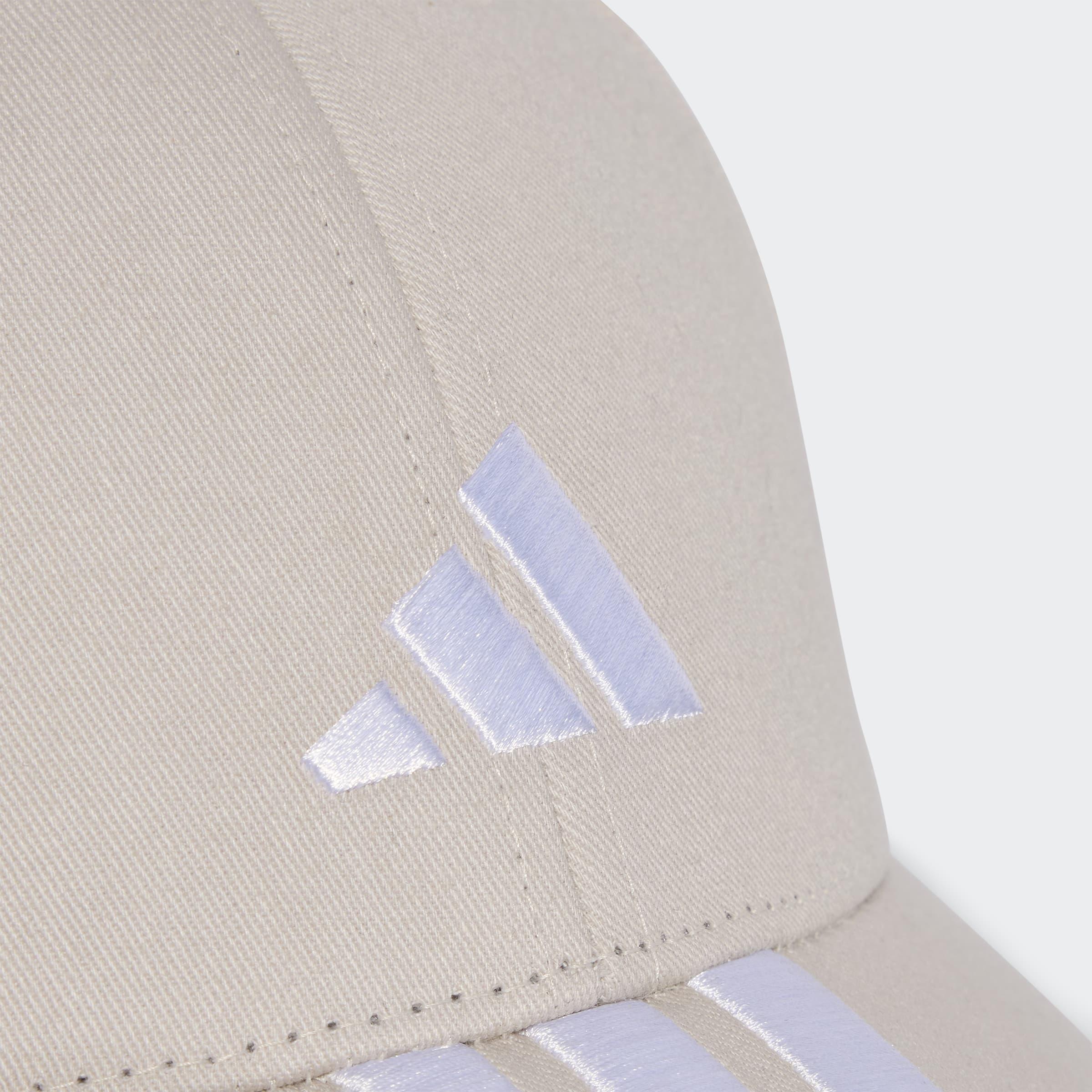 Unisex 3-Stripes New Logo Baseball Cap, Grey, A701_ONE, large image number 2