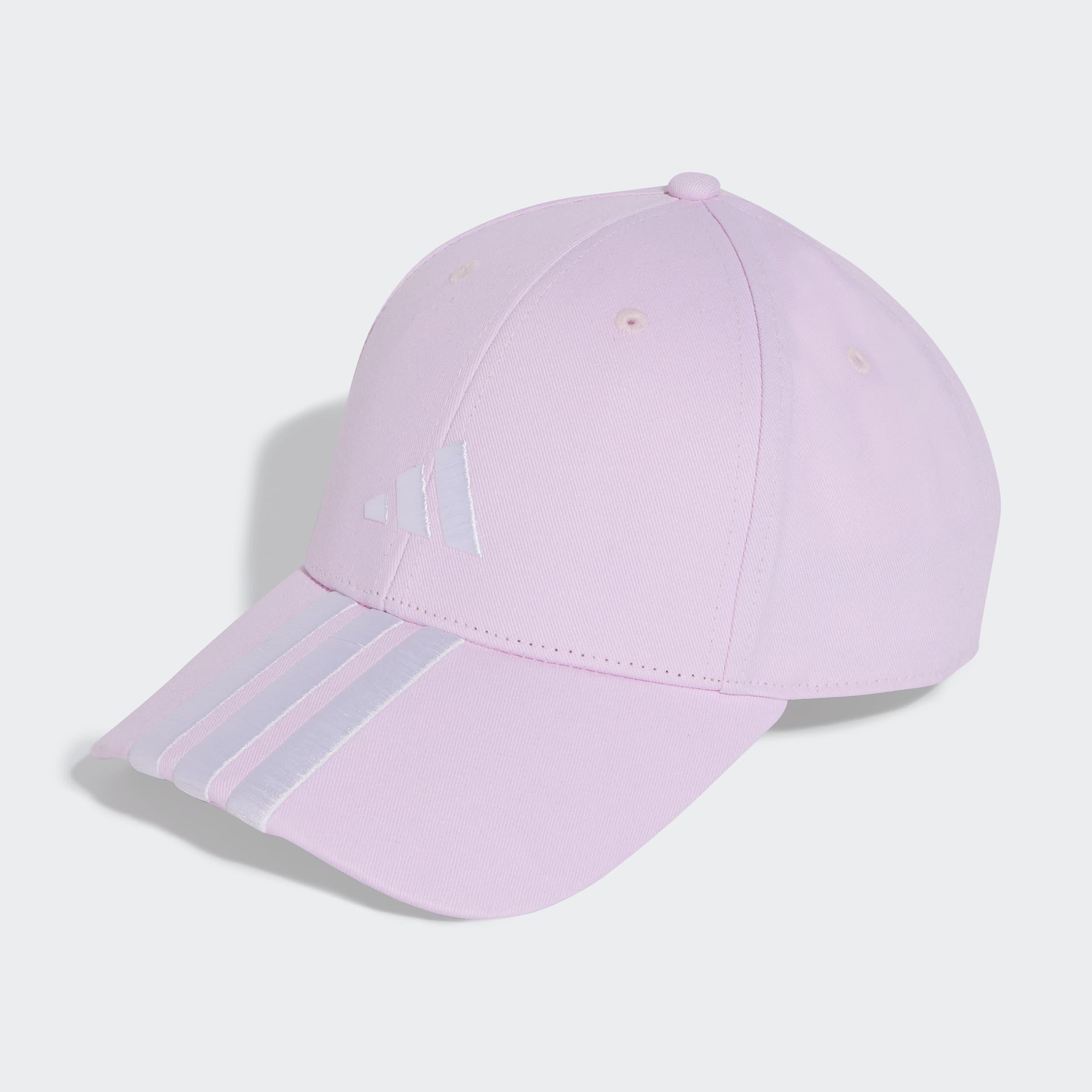 Unisex 3-Stripes New Logo Baseball Cap, Pink, A701_ONE, large image number 0