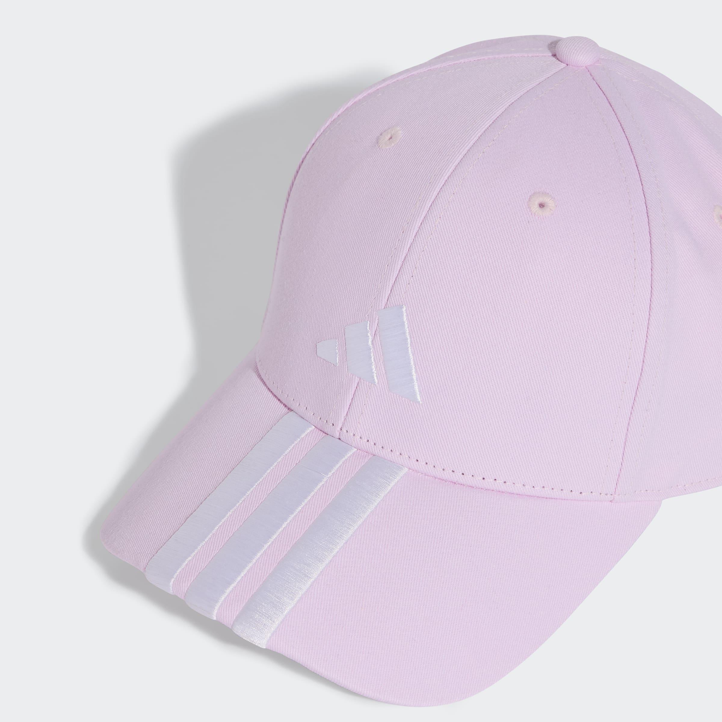 Unisex 3-Stripes New Logo Baseball Cap, Pink, A701_ONE, large image number 3