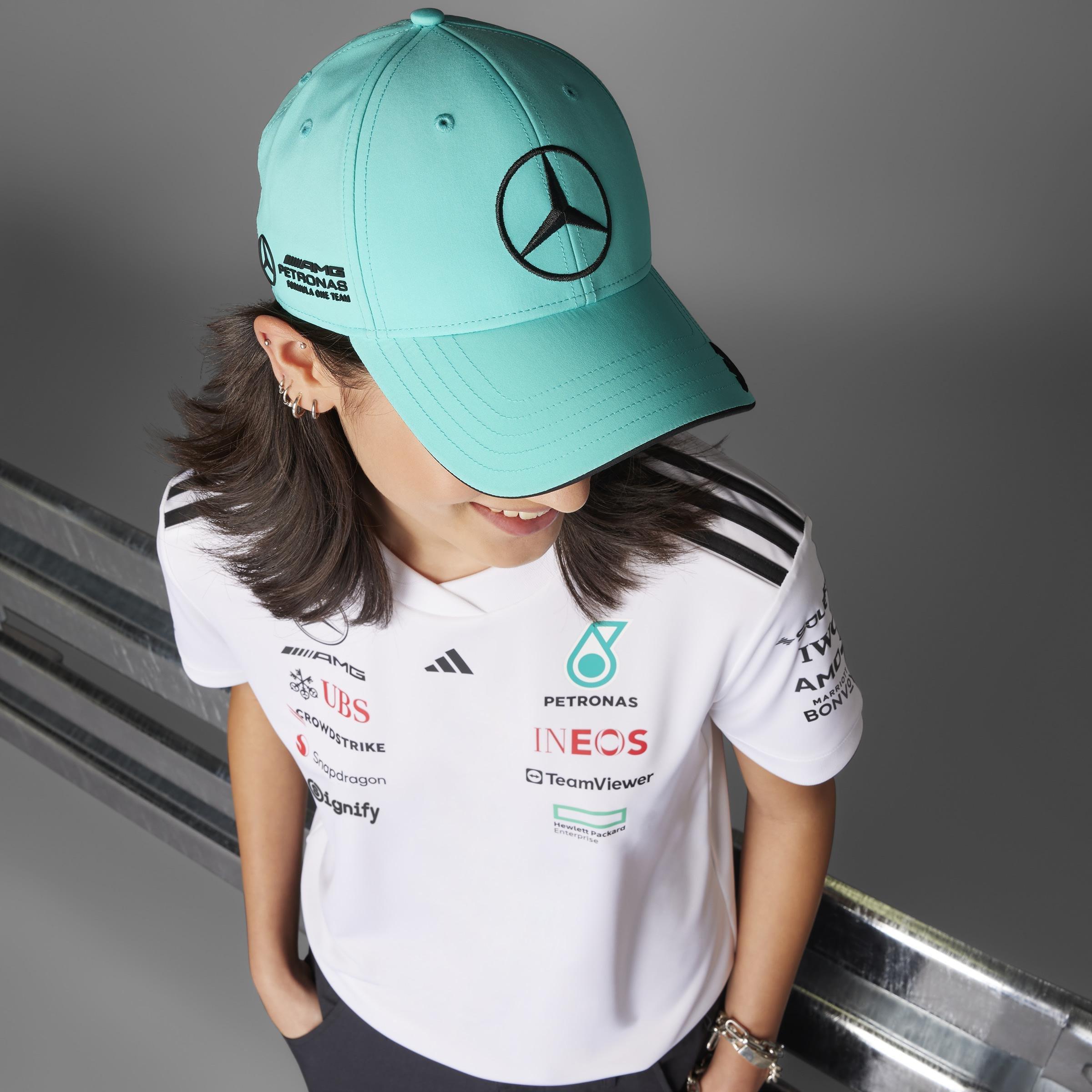 Unisex Mercedes - AMG Petronas Formula One Team Driver Cap, Turquoise, A701_ONE, large image number 6