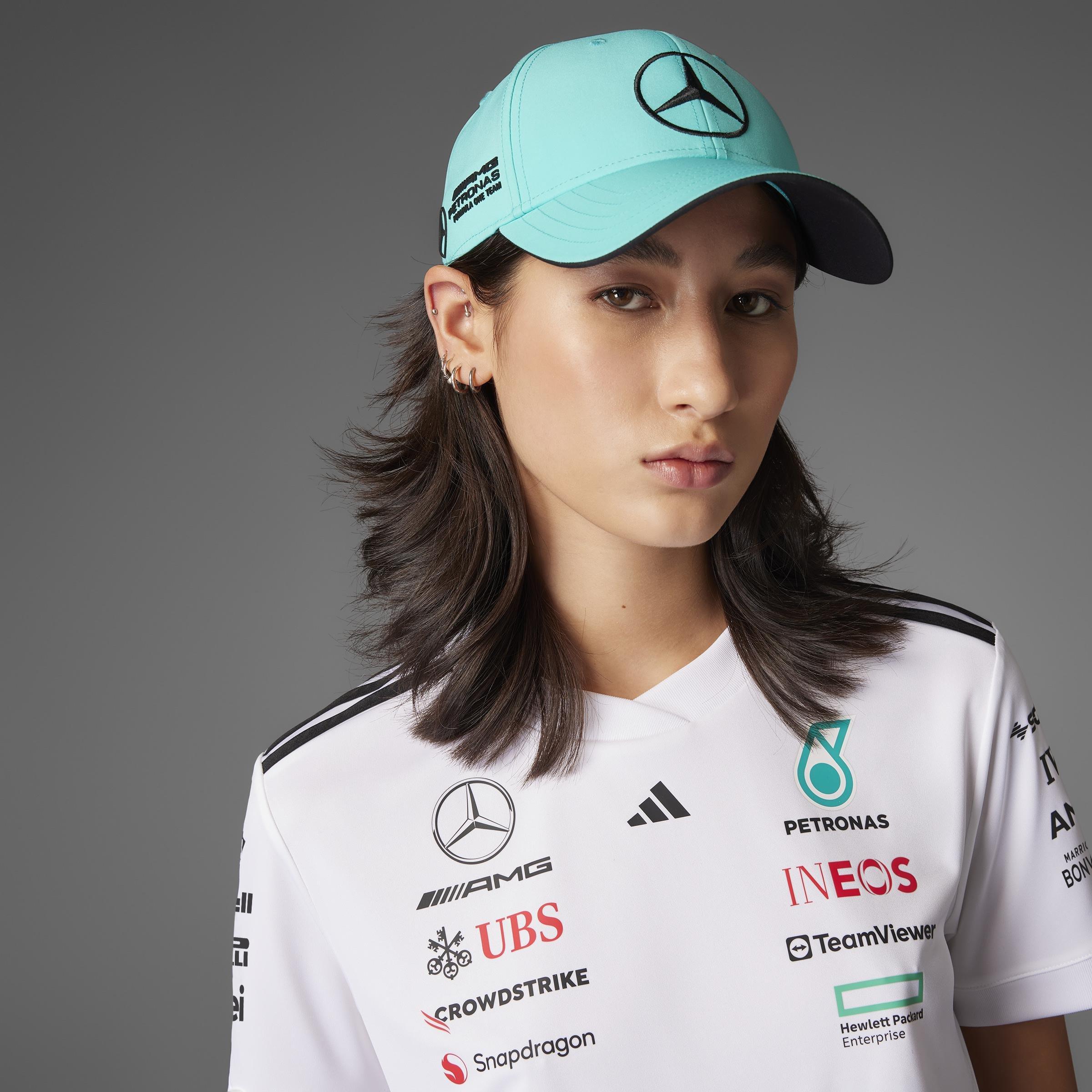 Unisex Mercedes - AMG Petronas Formula One Team Driver Cap, Turquoise, A701_ONE, large image number 12