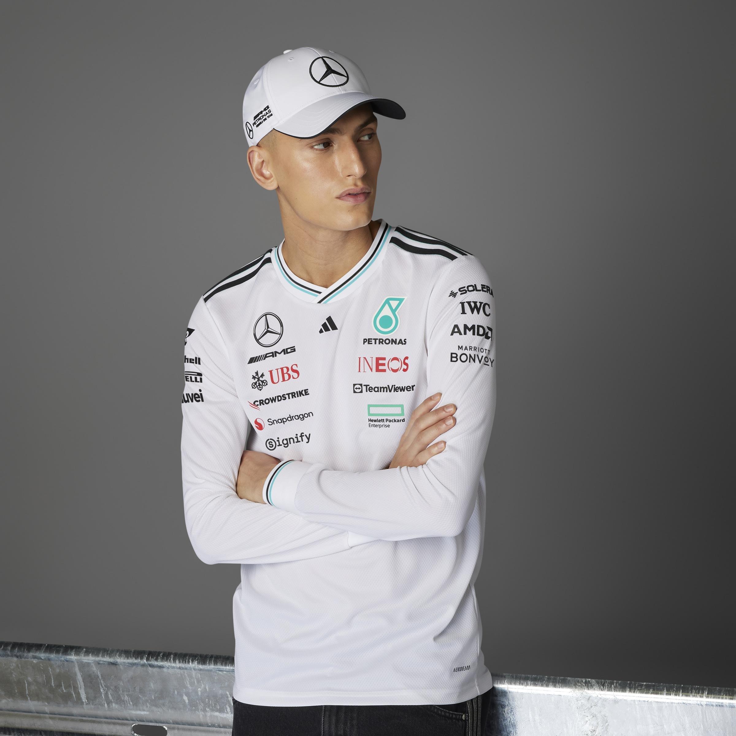 Unisex Mercedes - AMG Petronas Formula One Team Driver Cap, White, A701_ONE, large image number 9