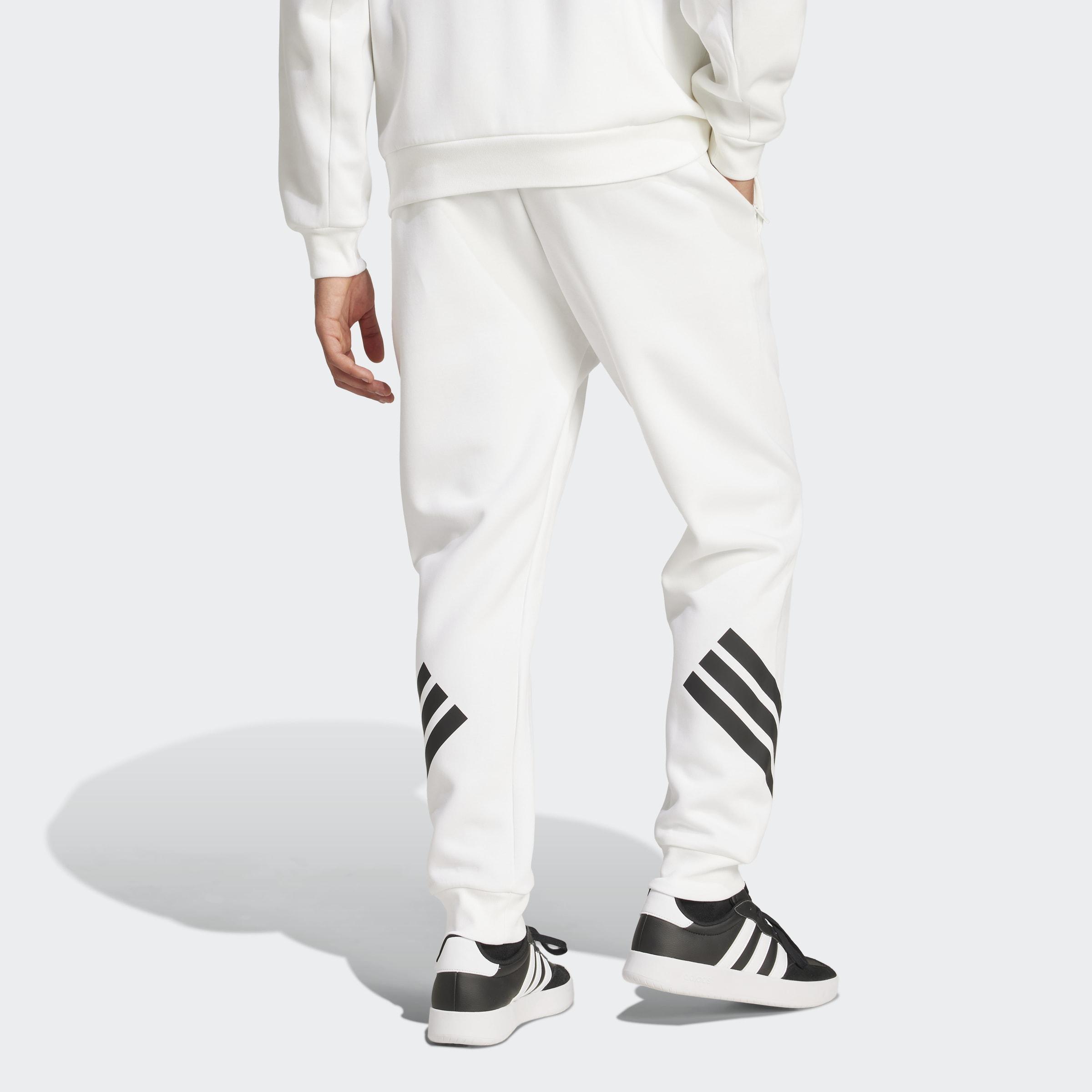 Future Icons 3-Stripes Tracksuit Bottoms, White, A701_ONE, large image number 1
