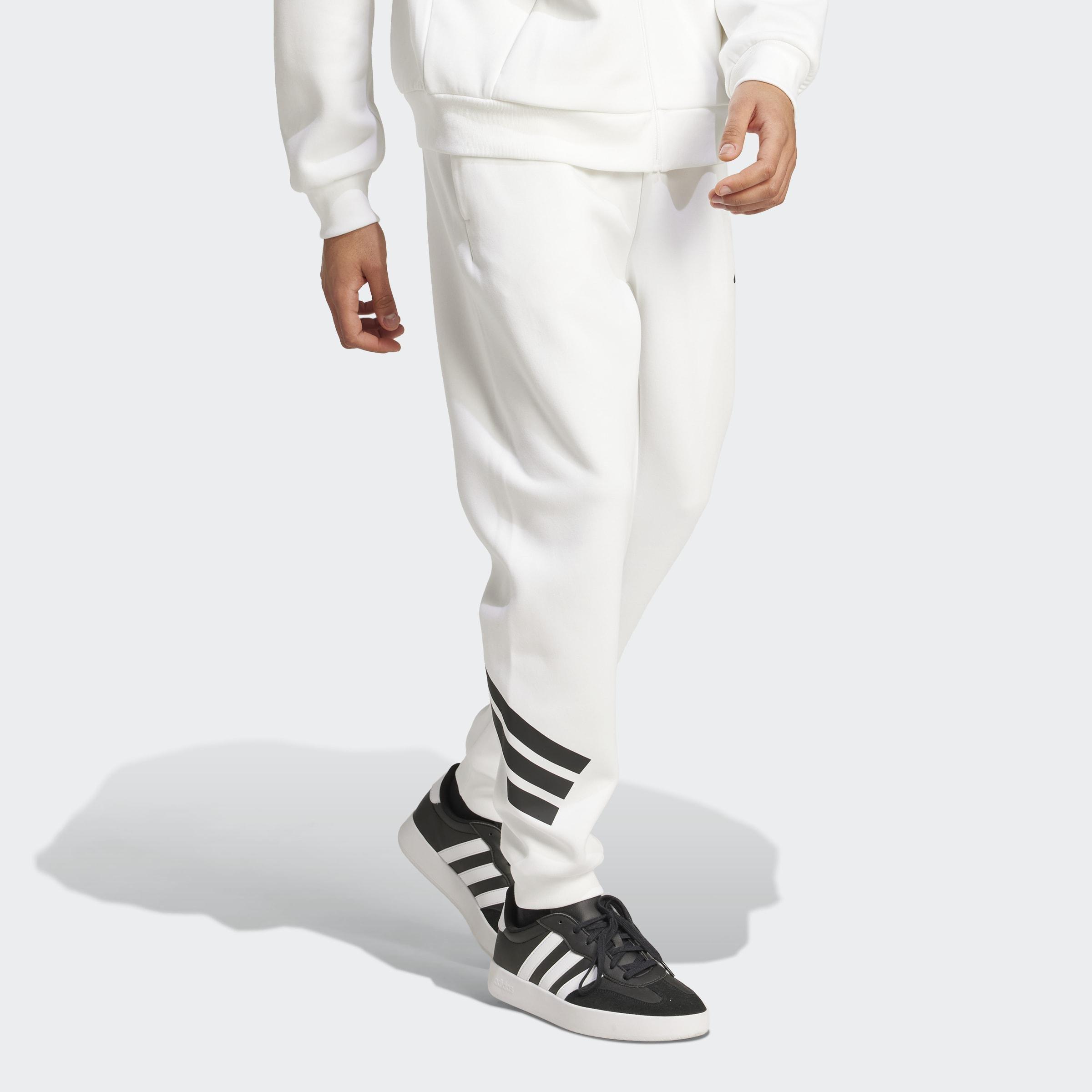 Future Icons 3-Stripes Tracksuit Bottoms, White, A701_ONE, large image number 4