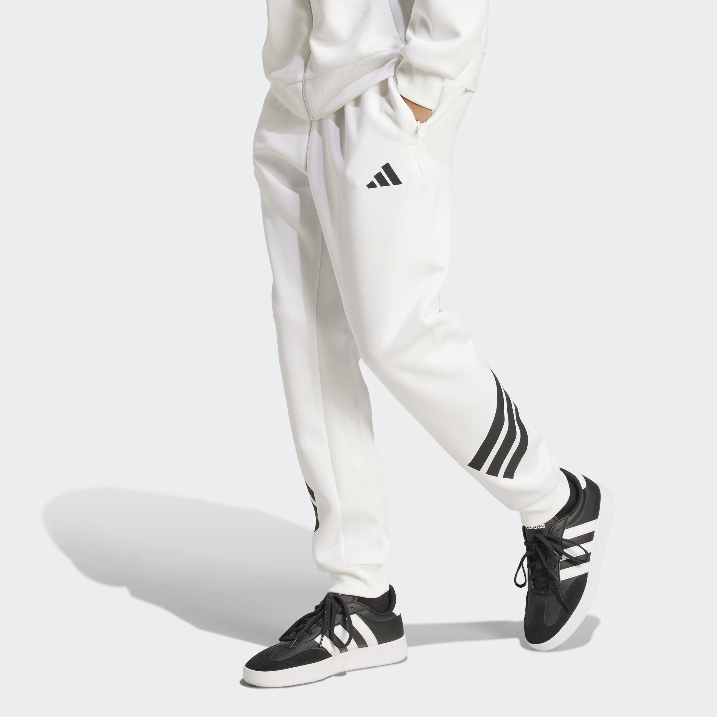 Future Icons 3-Stripes Tracksuit Bottoms, White, A701_ONE, large image number 5