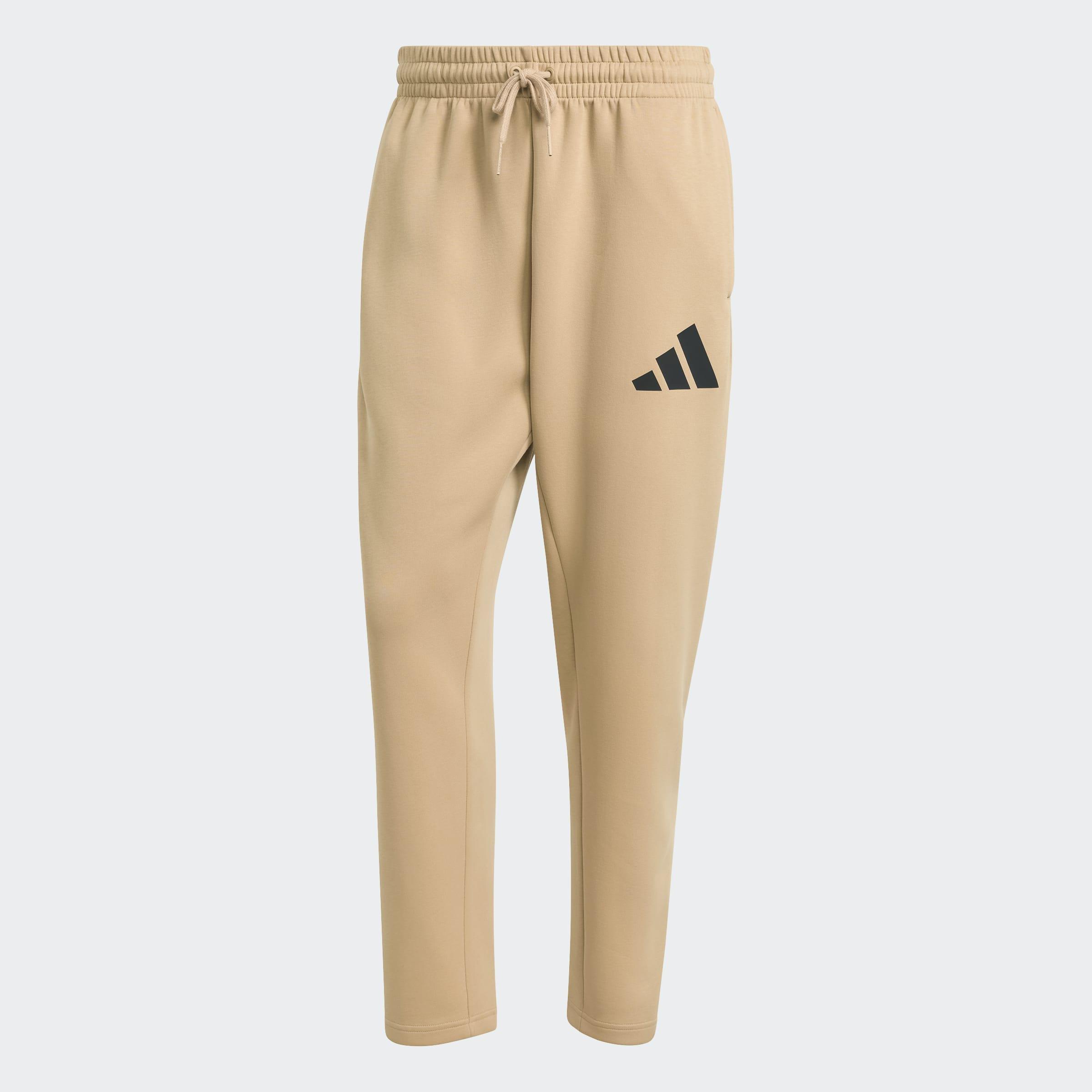 Future Icons 3 Bar Logo Tracksuit Bottoms, Brown, A701_ONE, large image number 0