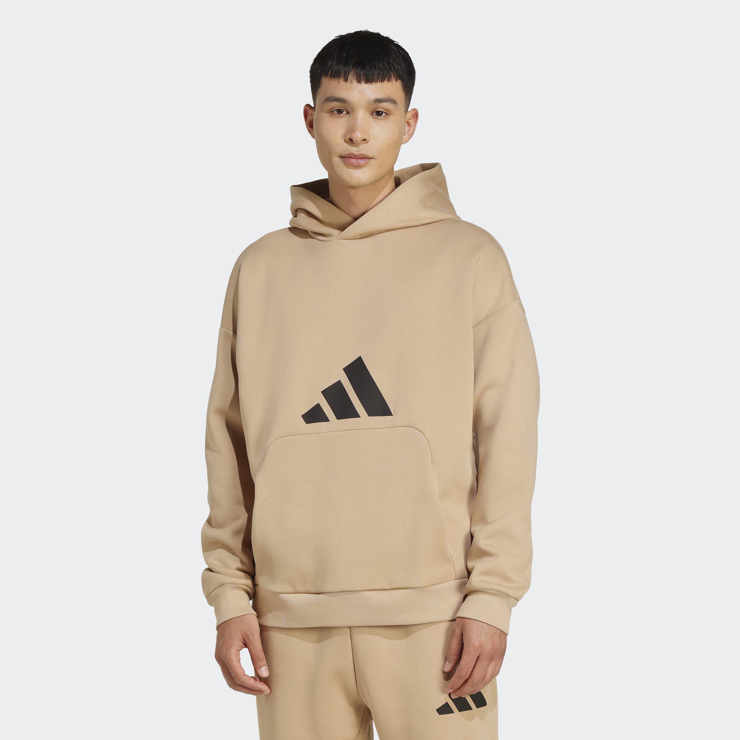 Future Icons 3 Bar Logo Hoodie, Brown, A701_ONE, large image number 4