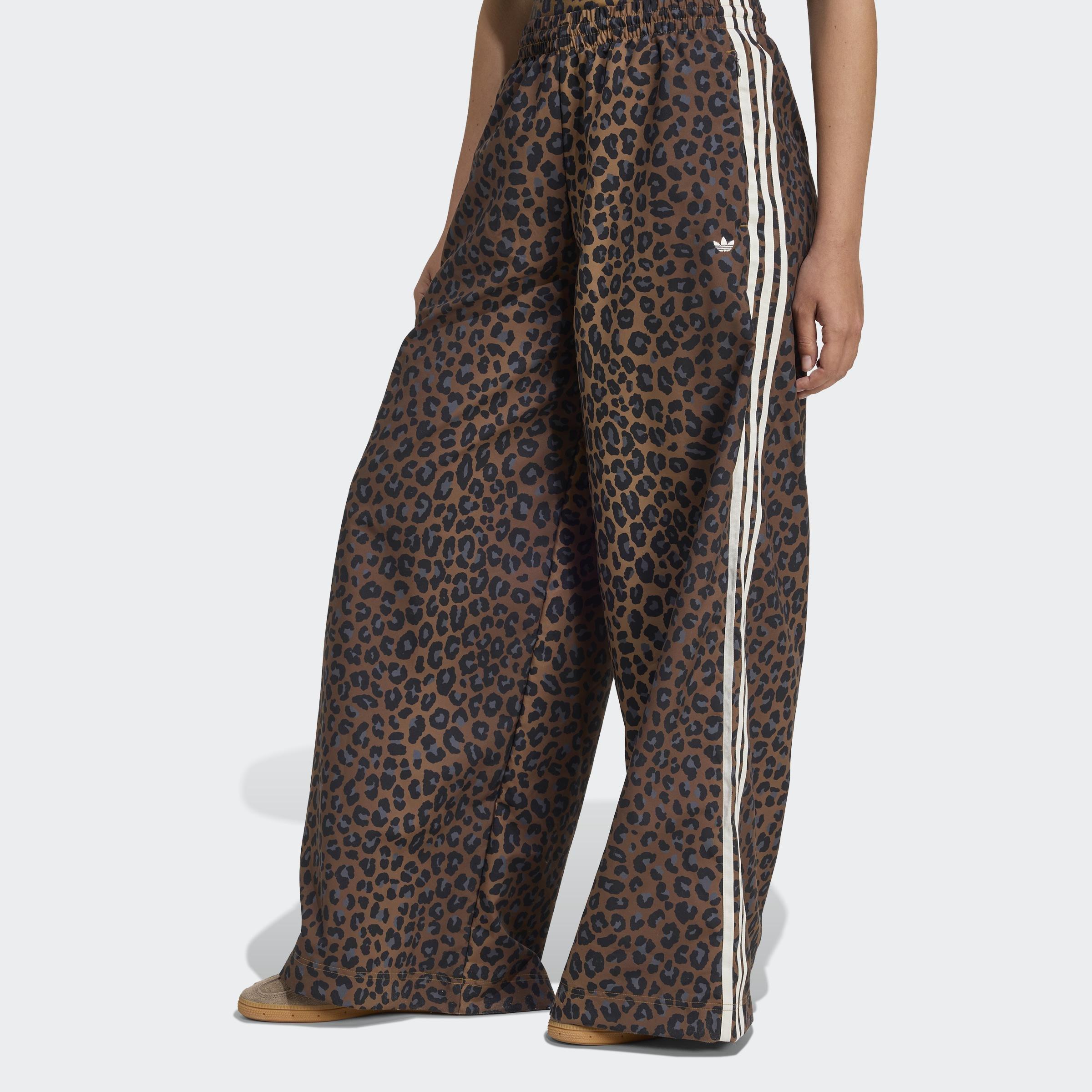 Leopard Firebird Oversized Track Tracksuit Bottoms, Multicolour, A701_ONE, large image number 4