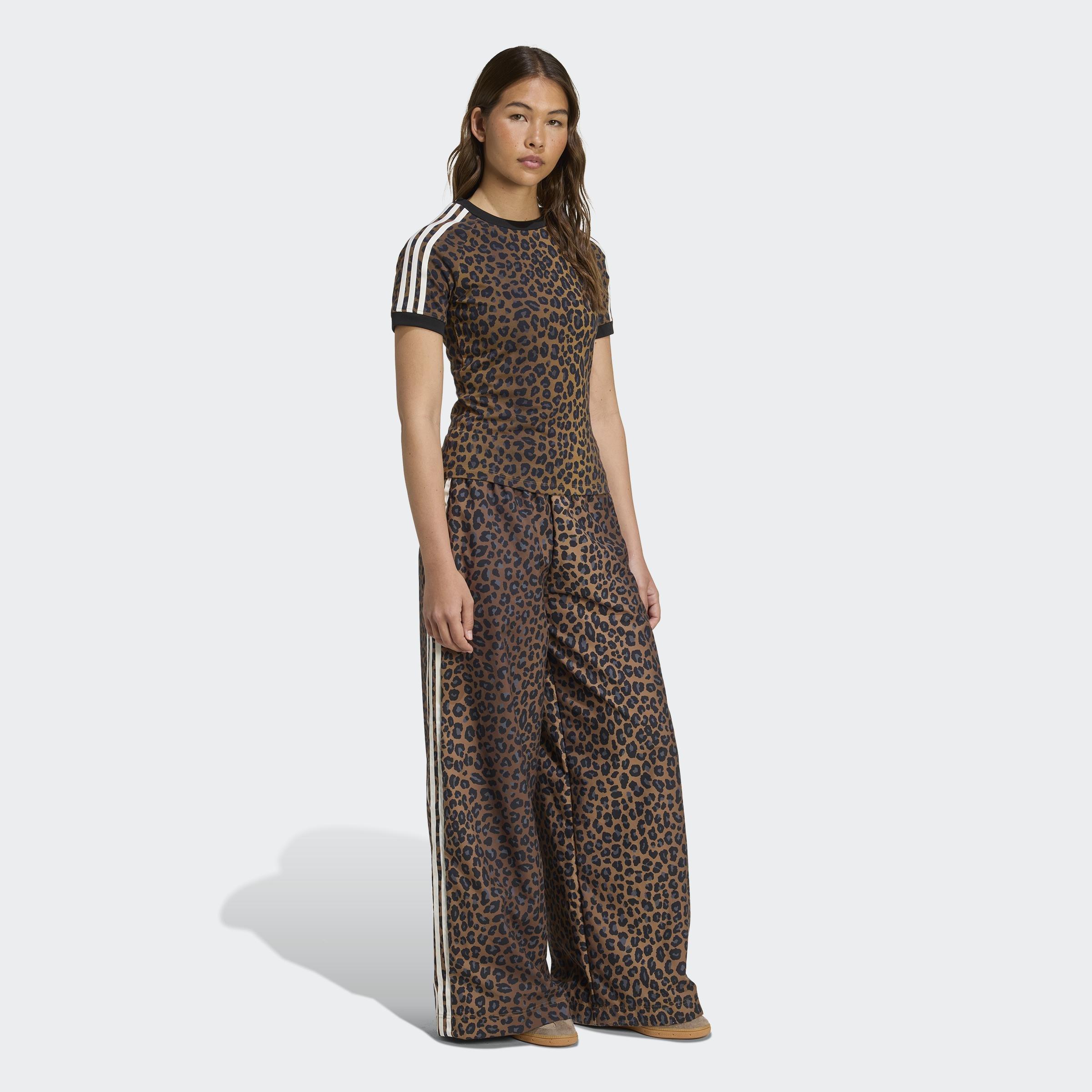 Leopard Firebird Oversized Track Tracksuit Bottoms, Multicolour, A701_ONE, large image number 5