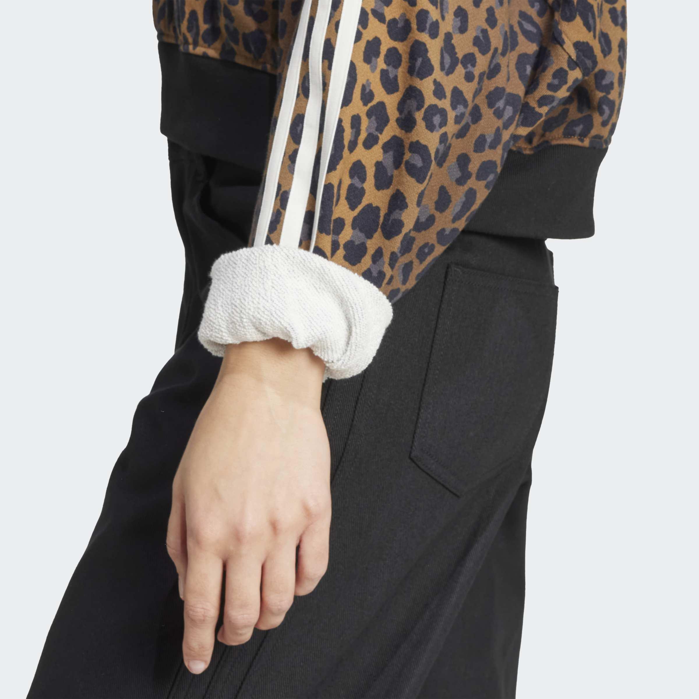 Leopard Crewneck Sweatshirt, Multicolour, A701_ONE, large image number 3