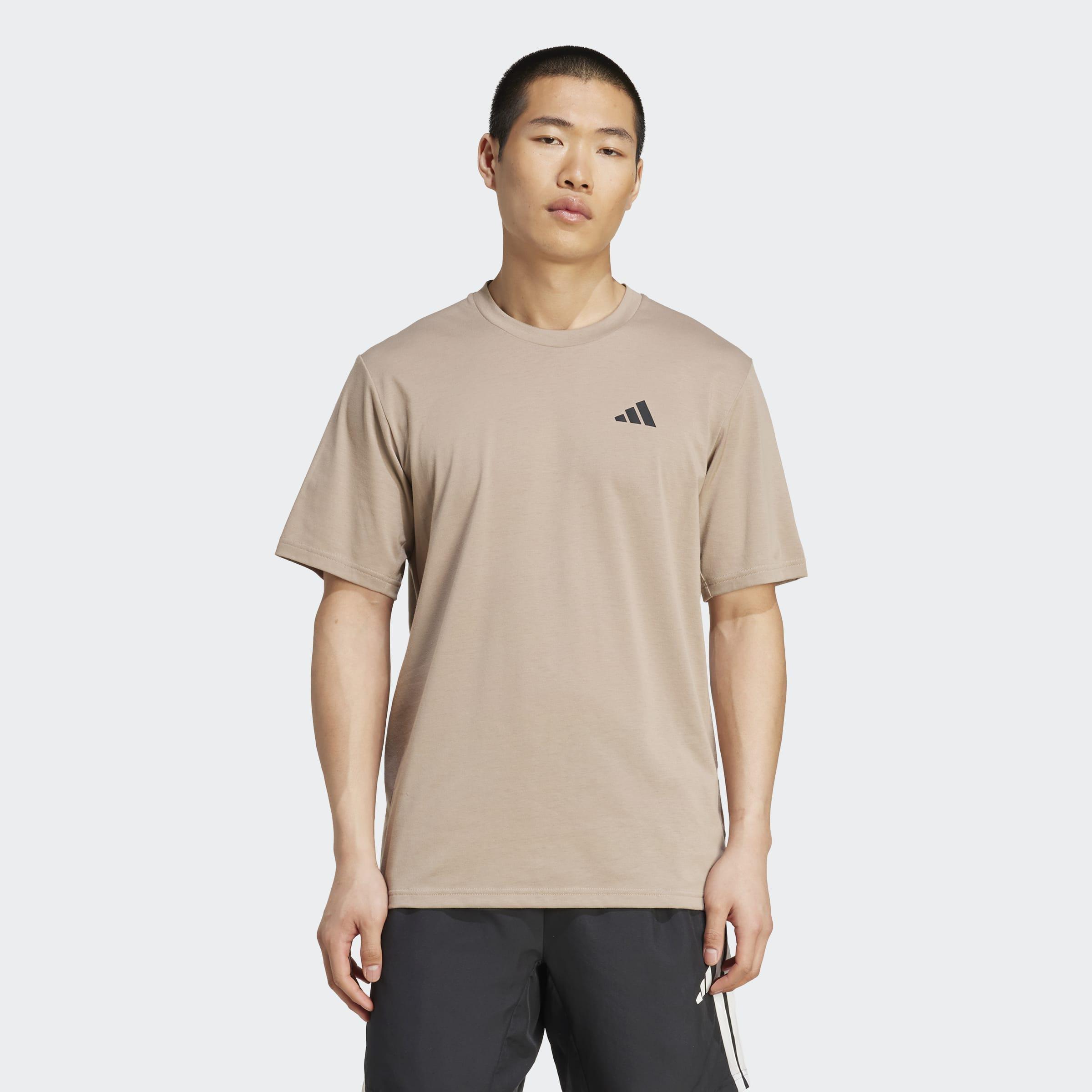 Train Essentials Feelready Training T-Shirt, Brown, A701_ONE, large image number 4